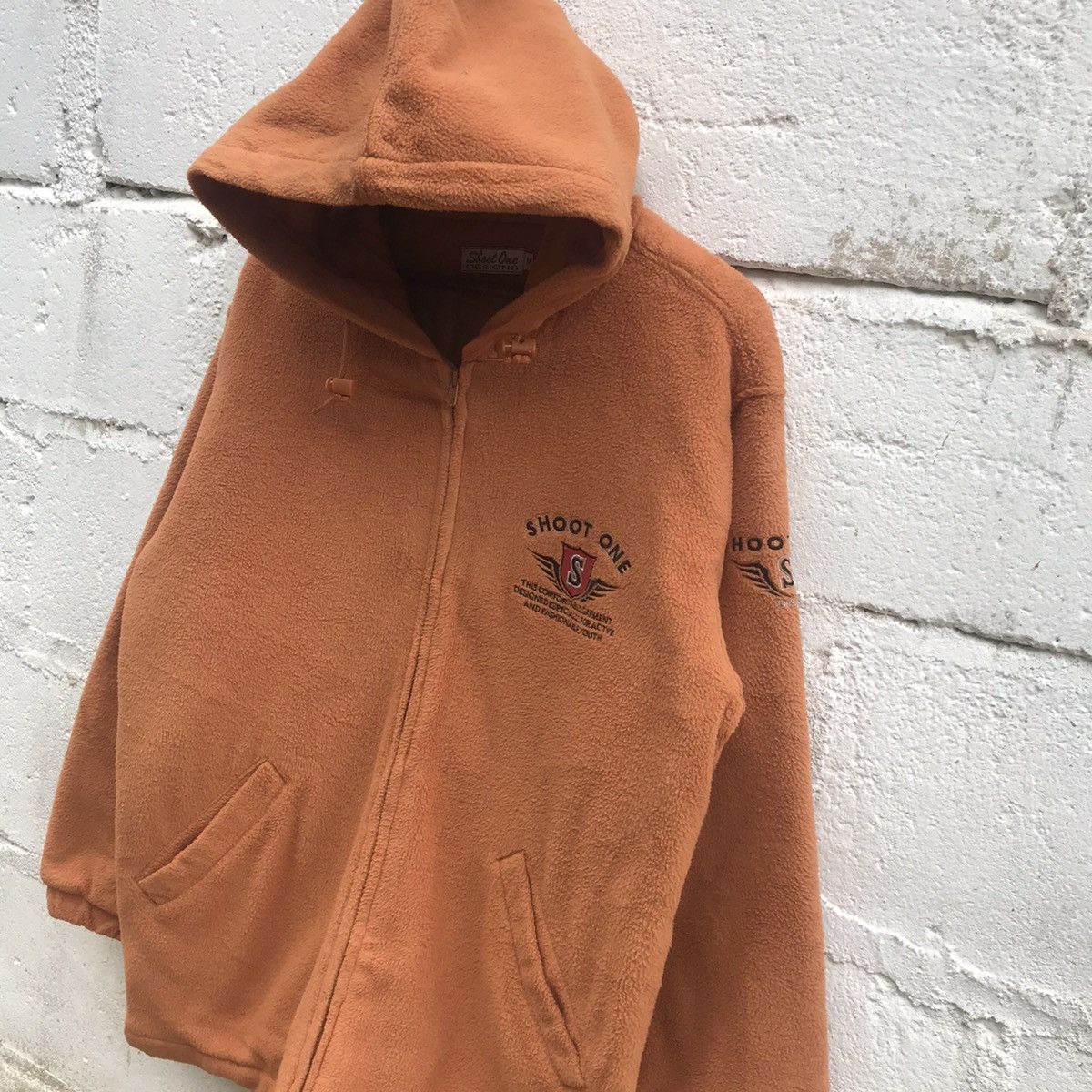 Vintage Vintage Shoot One Big logo Hoodie Fleece Sweatshirt Size US M / EU 48-50 / 2 - 3 Thumbnail