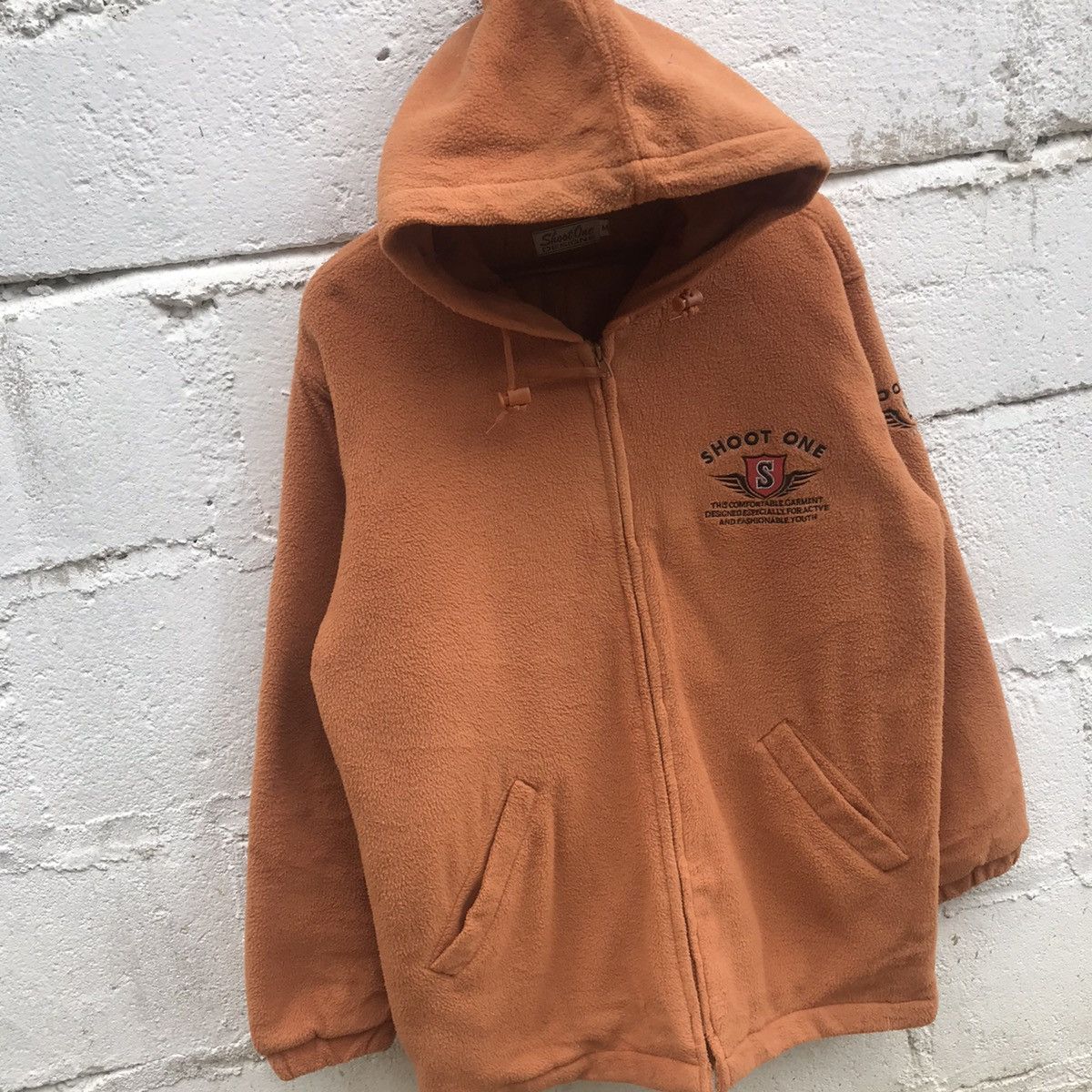 Vintage Vintage Shoot One Big logo Hoodie Fleece Sweatshirt Size US M / EU 48-50 / 2 - 2 Thumbnail