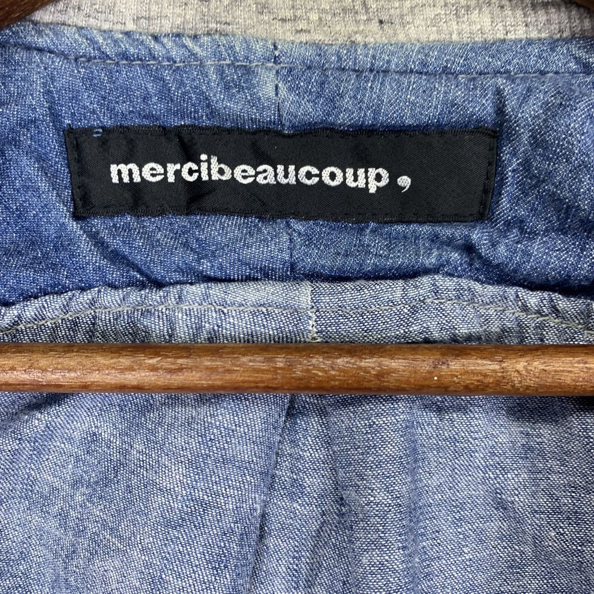 Issey Miyake Mercibeaucoup Denim Jeans Designer Jacket Size US L / EU 52-54 / 3 - 7 Thumbnail