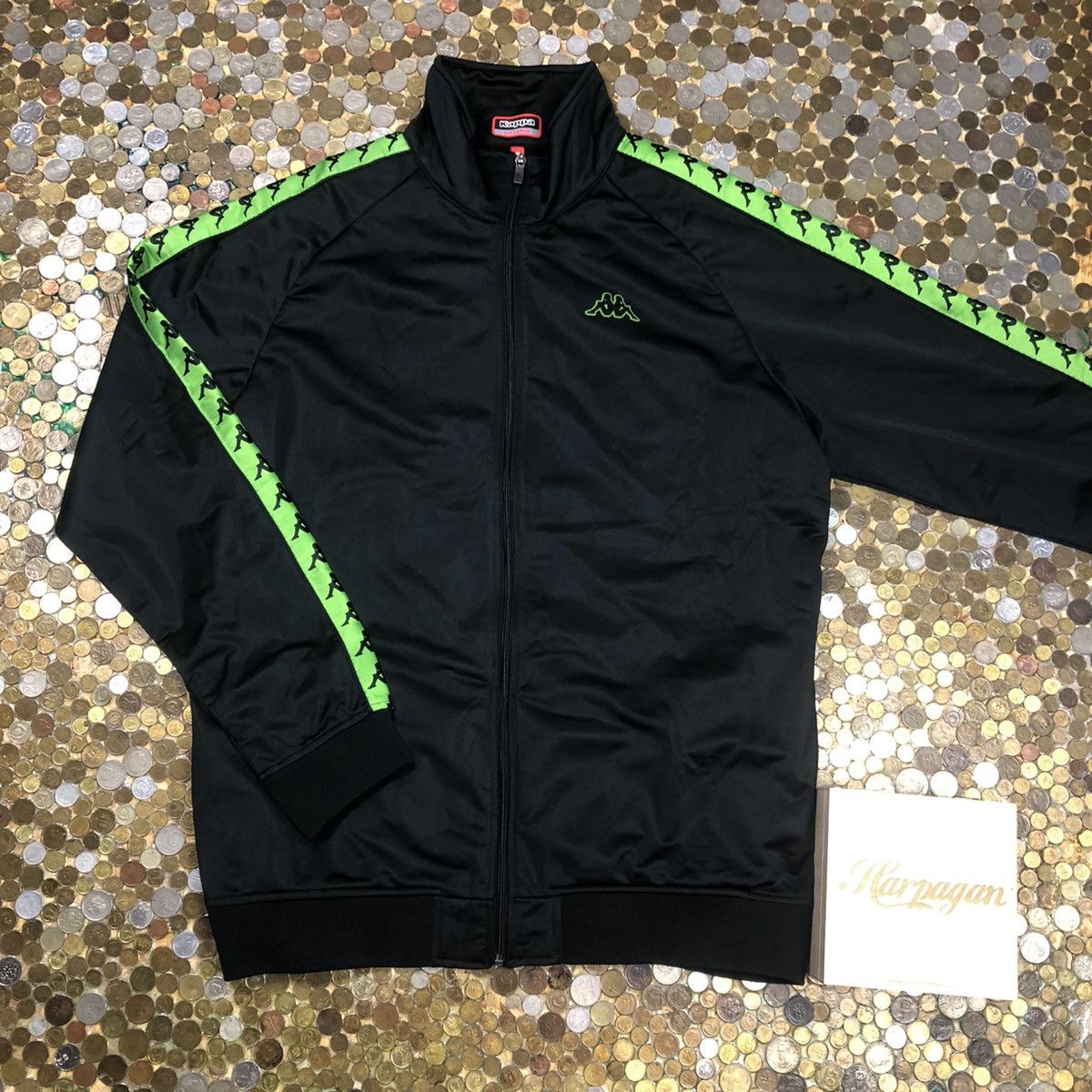 Kappa hoodie logo on sleeve