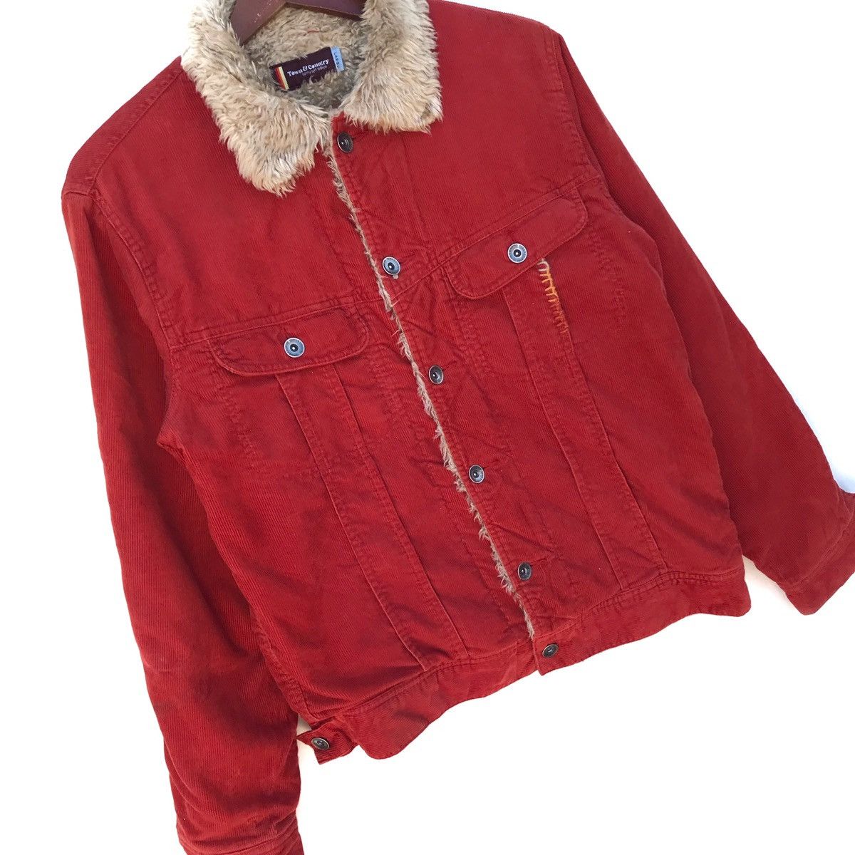 Vintage Vintage Town & County Corduroy Denim Jacket Size US M / EU 48-50 / 2 - 2 Thumbnail