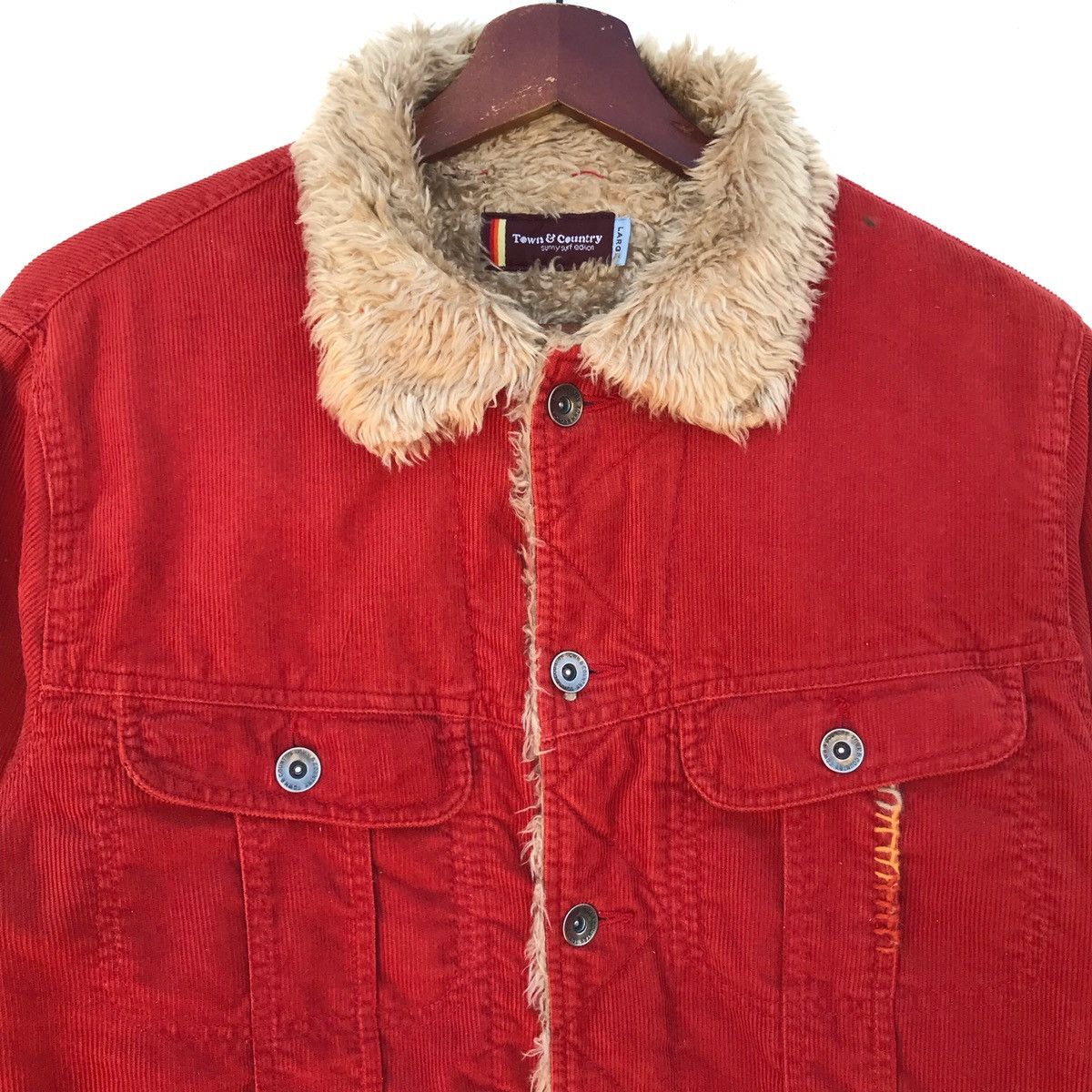 Vintage Vintage Town & County Corduroy Denim Jacket Size US M / EU 48-50 / 2 - 5 Thumbnail
