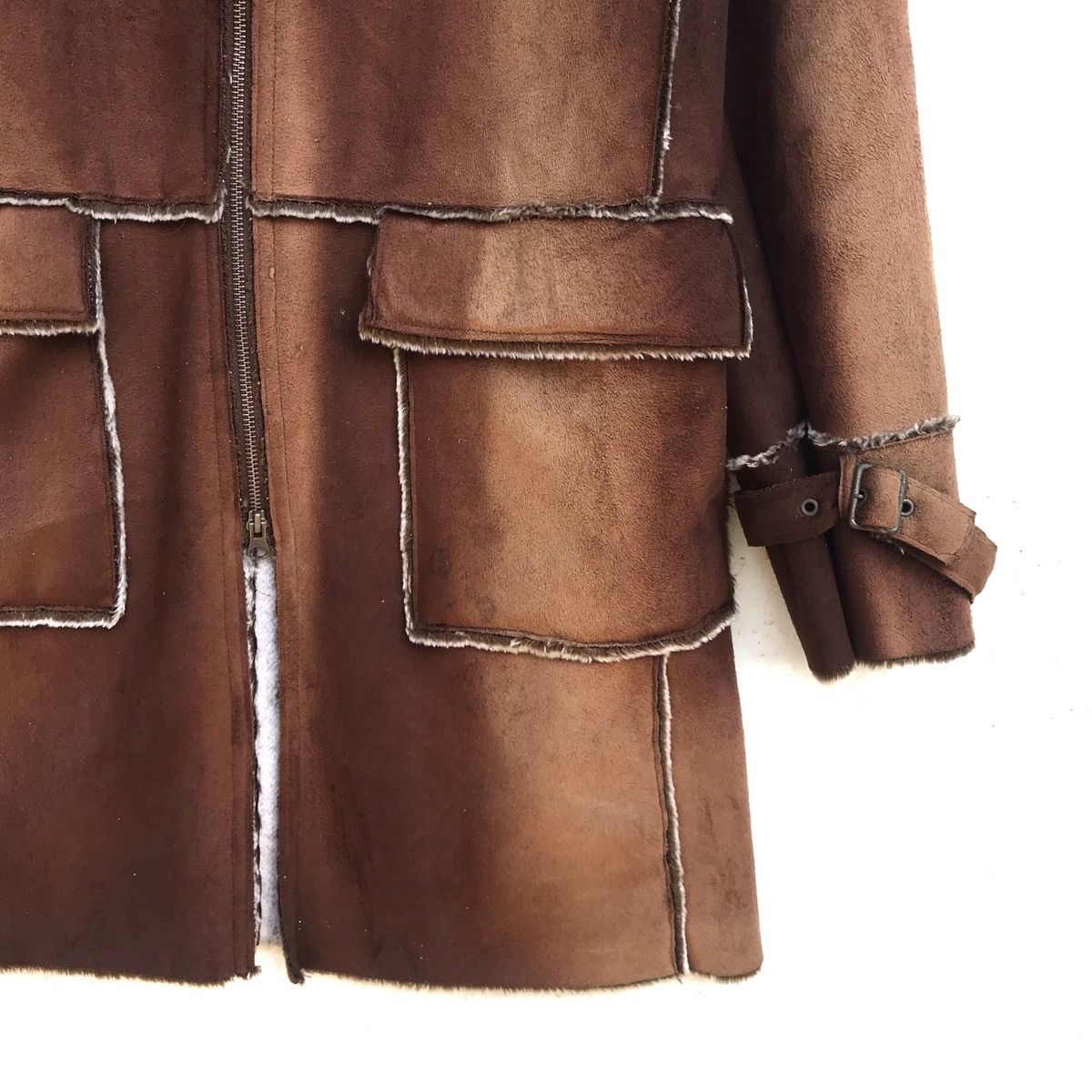Genuine Leather Vintage Pazzo Custom Culture Leather Hoodie Zipper Jacket Size US S / EU 44-46 / 1 - 5 Thumbnail