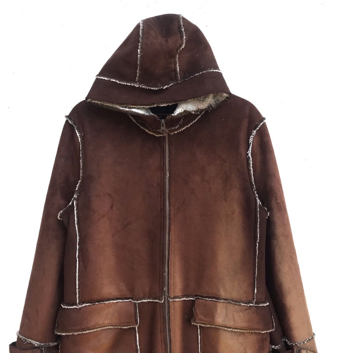 Genuine Leather Vintage Pazzo Custom Culture Leather Hoodie Zipper Jacket Size US S / EU 44-46 / 1 - 4 Thumbnail