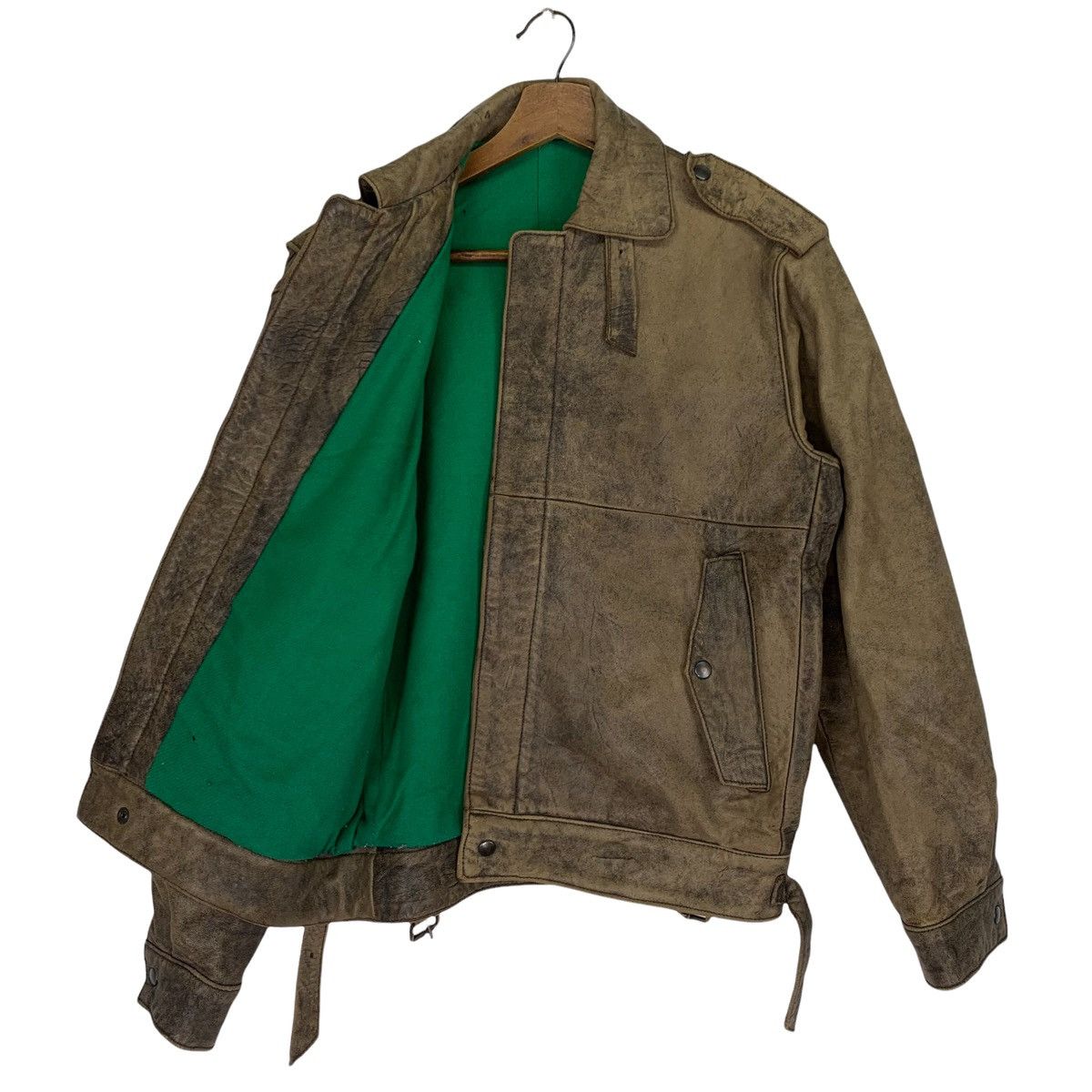 Vintage Vintage Leather Jacket Size US L / EU 52-54 / 3 - 4 Thumbnail