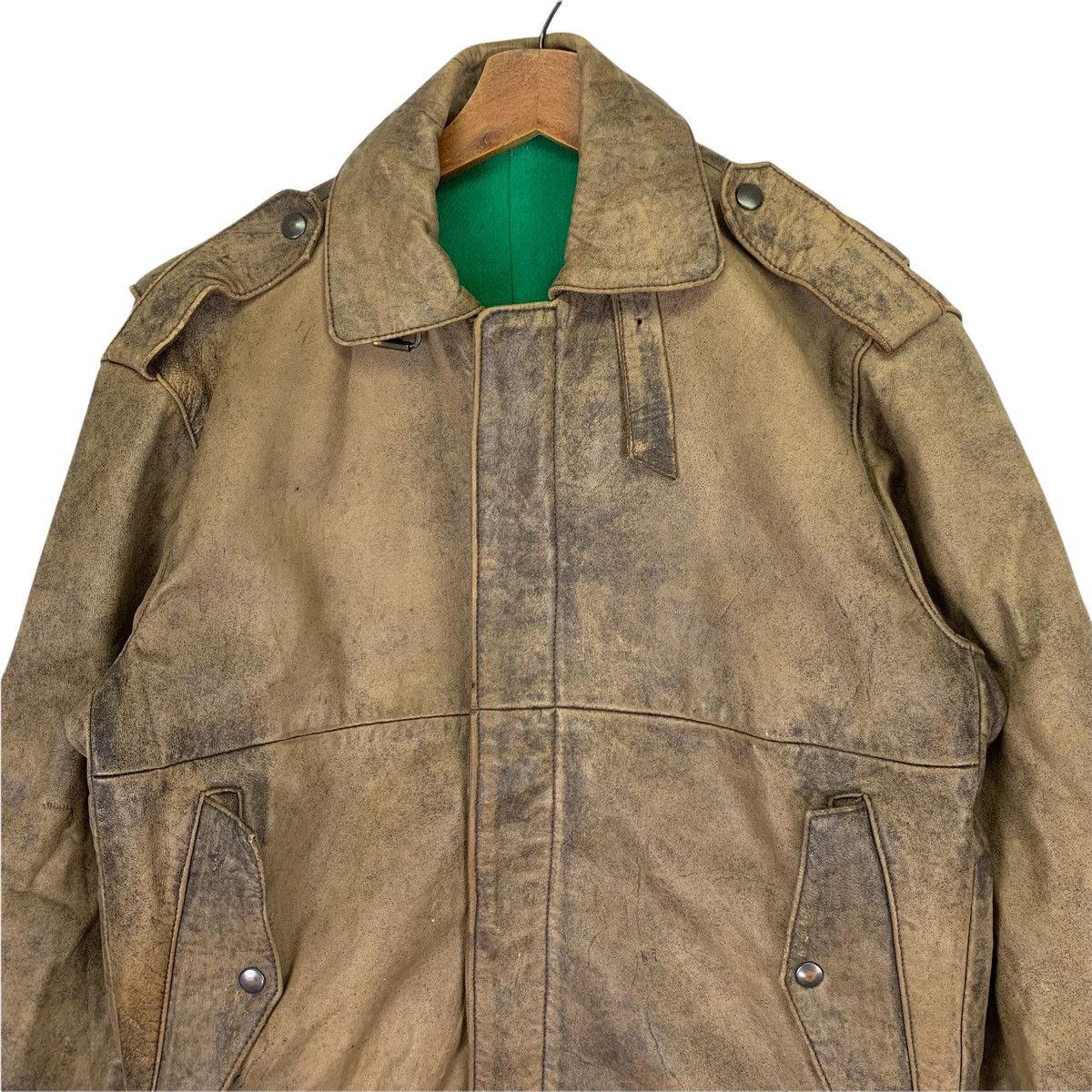 Vintage Vintage Leather Jacket Size US L / EU 52-54 / 3 - 2 Thumbnail