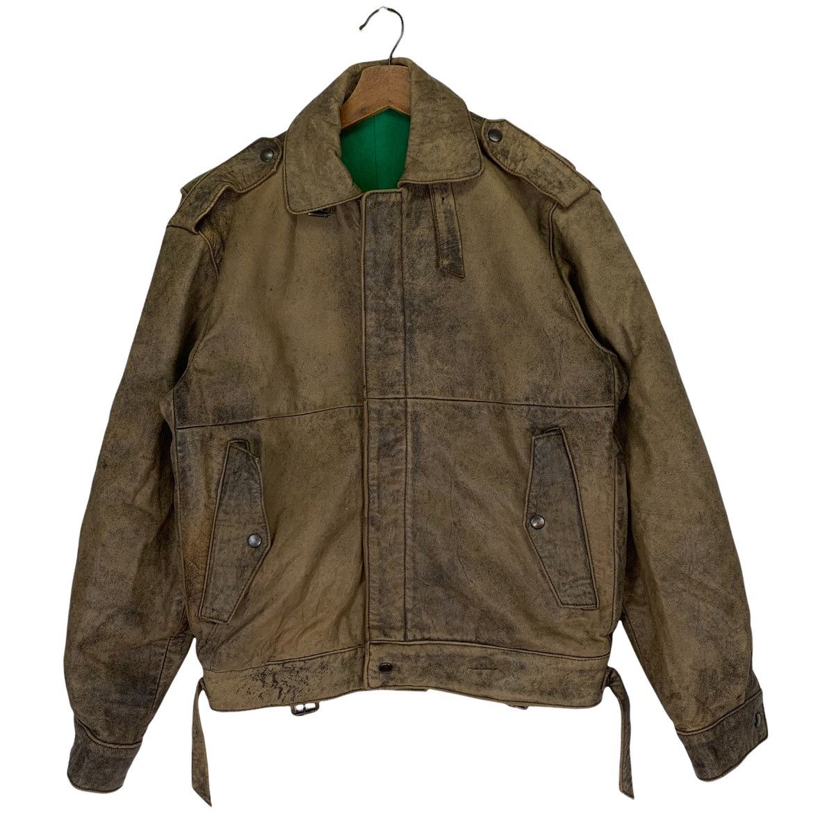 Vintage Vintage Leather Jacket Size US L / EU 52-54 / 3 - 1 Thumbnail