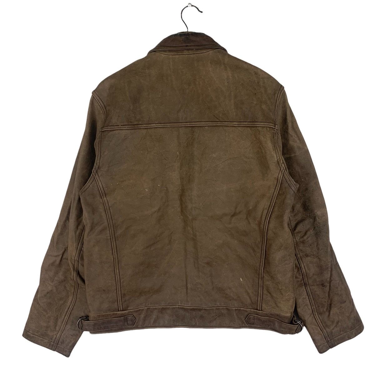 Tommy Hilfiger Vintage 90s Tommy Leather Jacket Size US L / EU 52-54 / 3 - 6 Thumbnail