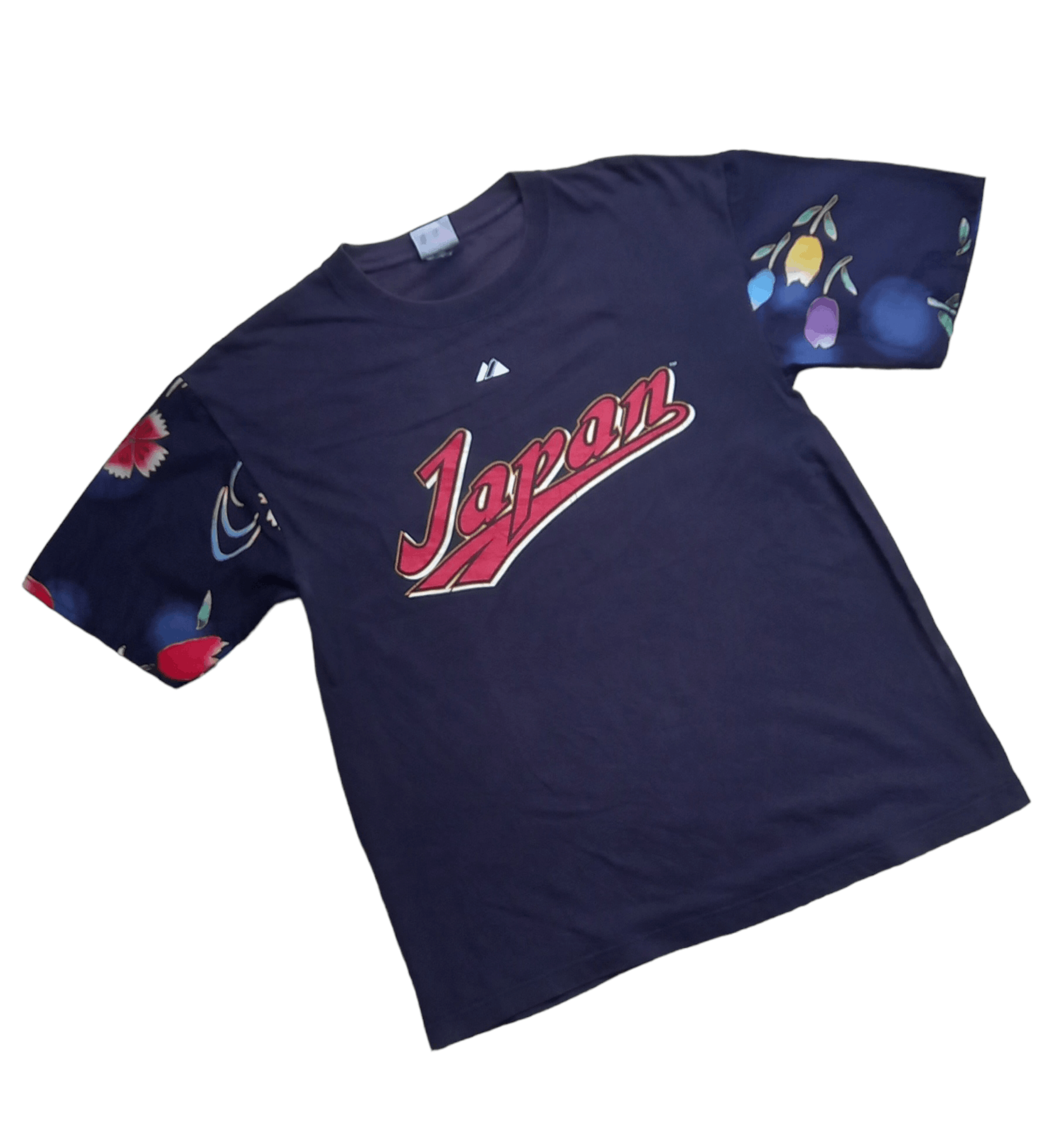 Japan 2009 World Baseball Champions Line Up Floral Sleeve