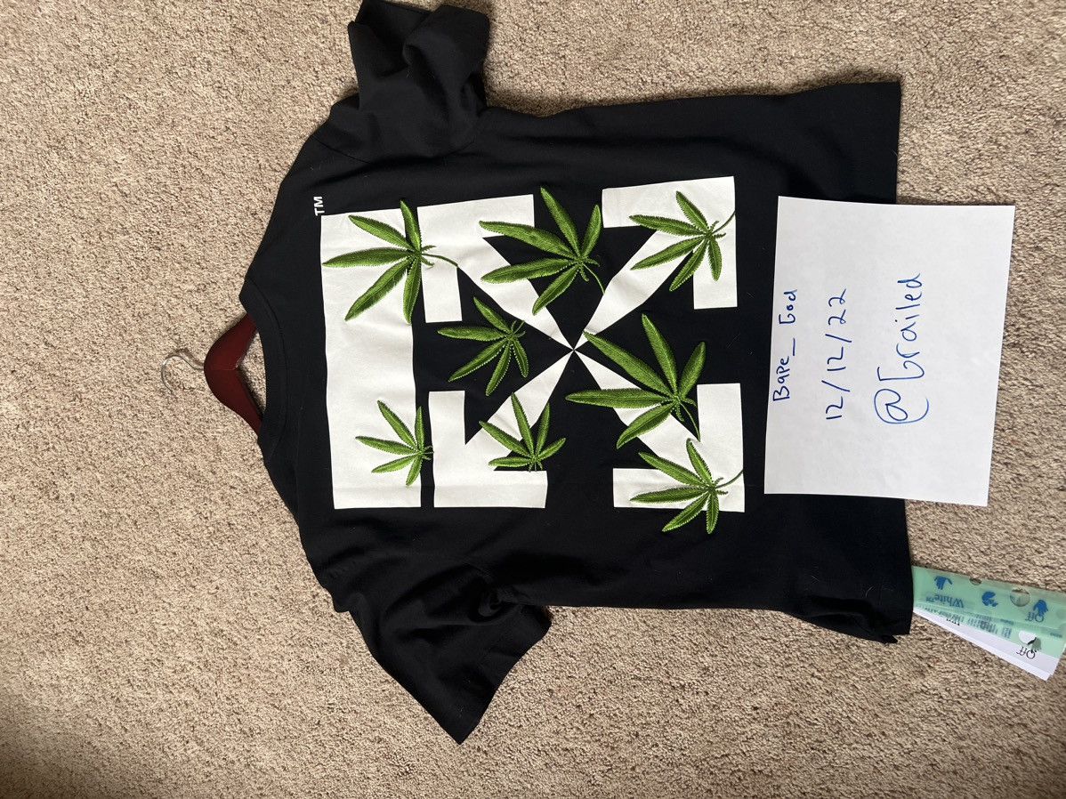 Off-White Off-White weed Arrows Tee Size US S / EU 44-46 / 1 - 15 Thumbnail