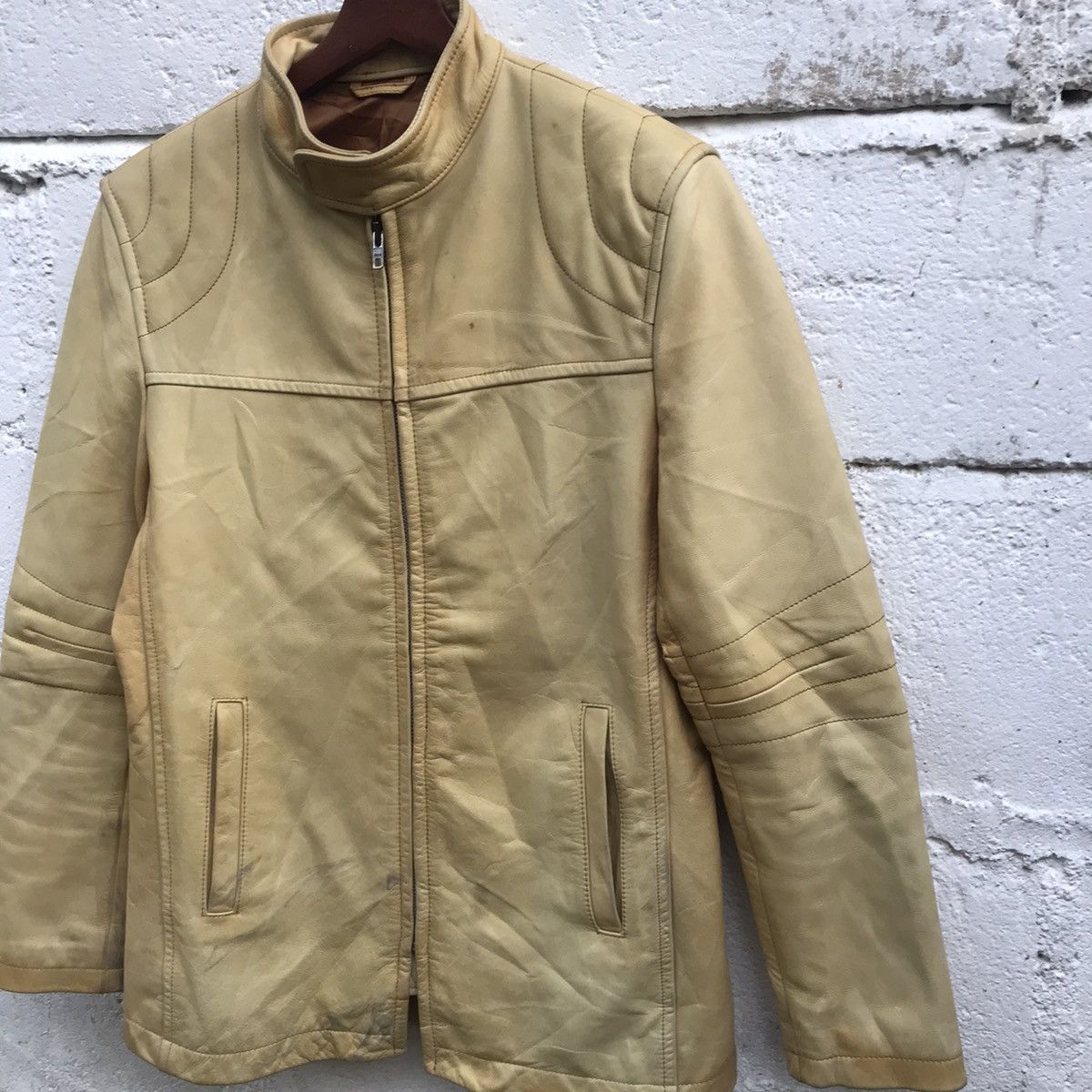 ABAHOUSE Abahouse Leather Zipper Jacket Size US L / EU 52-54 / 3 - 3 Thumbnail