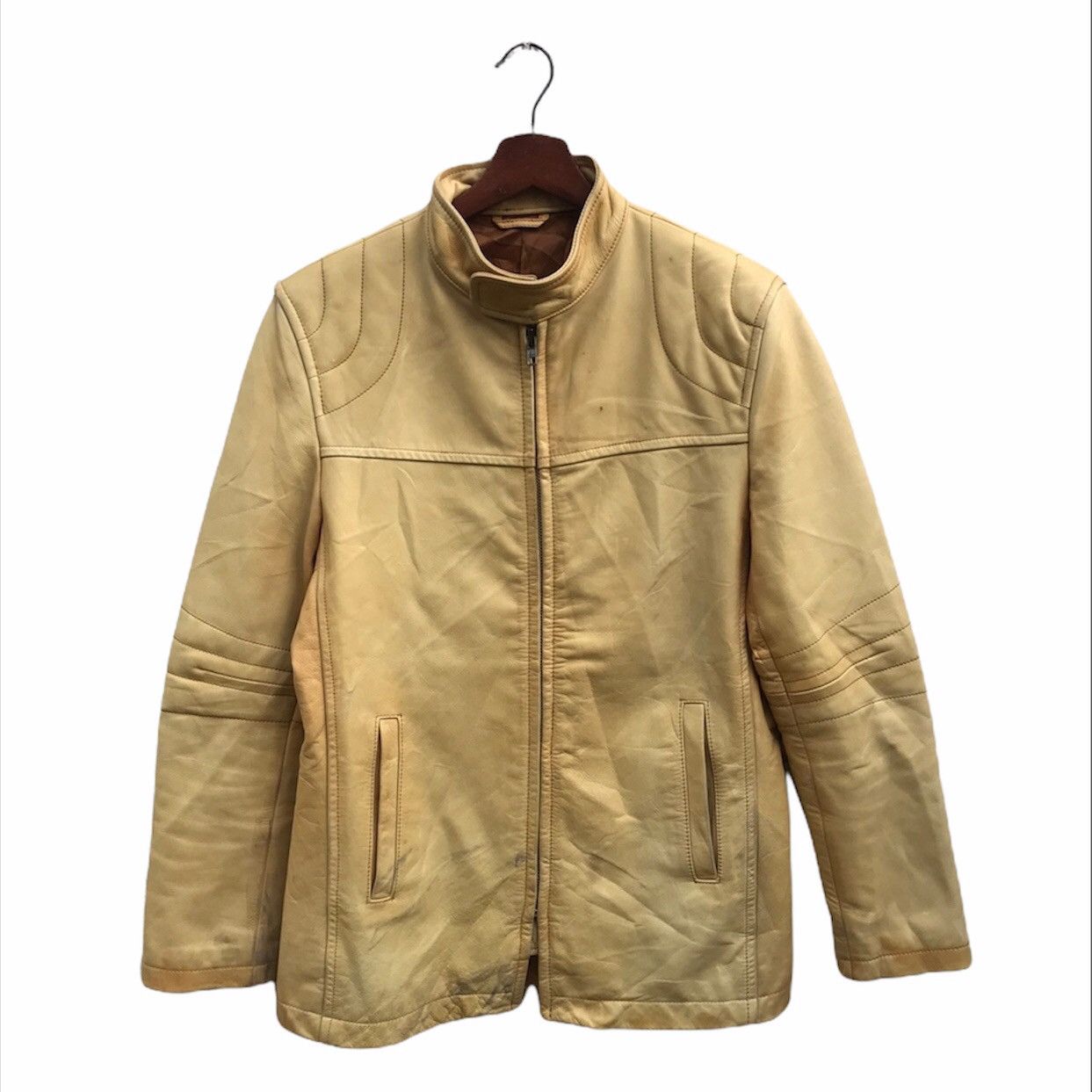 ABAHOUSE Abahouse Leather Zipper Jacket Size US L / EU 52-54 / 3 - 1 Thumbnail