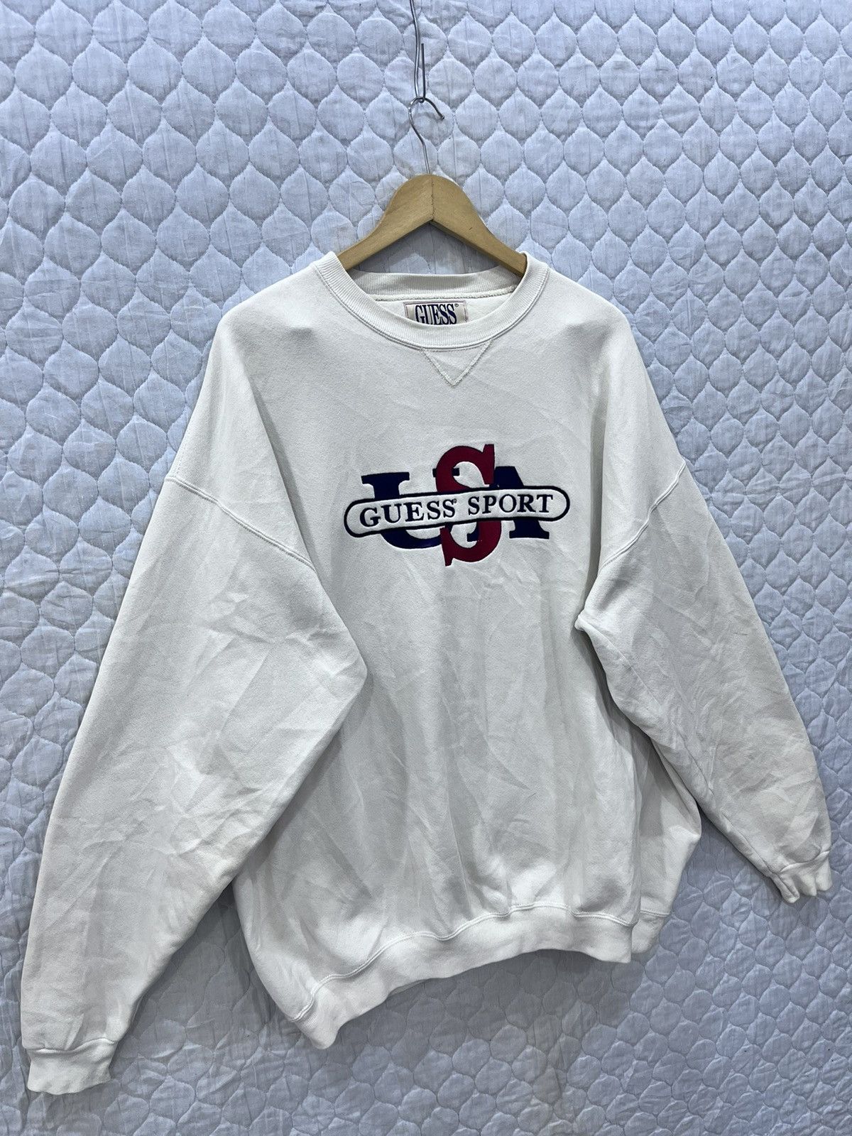 Guess K. VINTAGE GUESS SWEATSHIRT MADE IN USA Size US XL / EU 56 / 4 - 3 Thumbnail