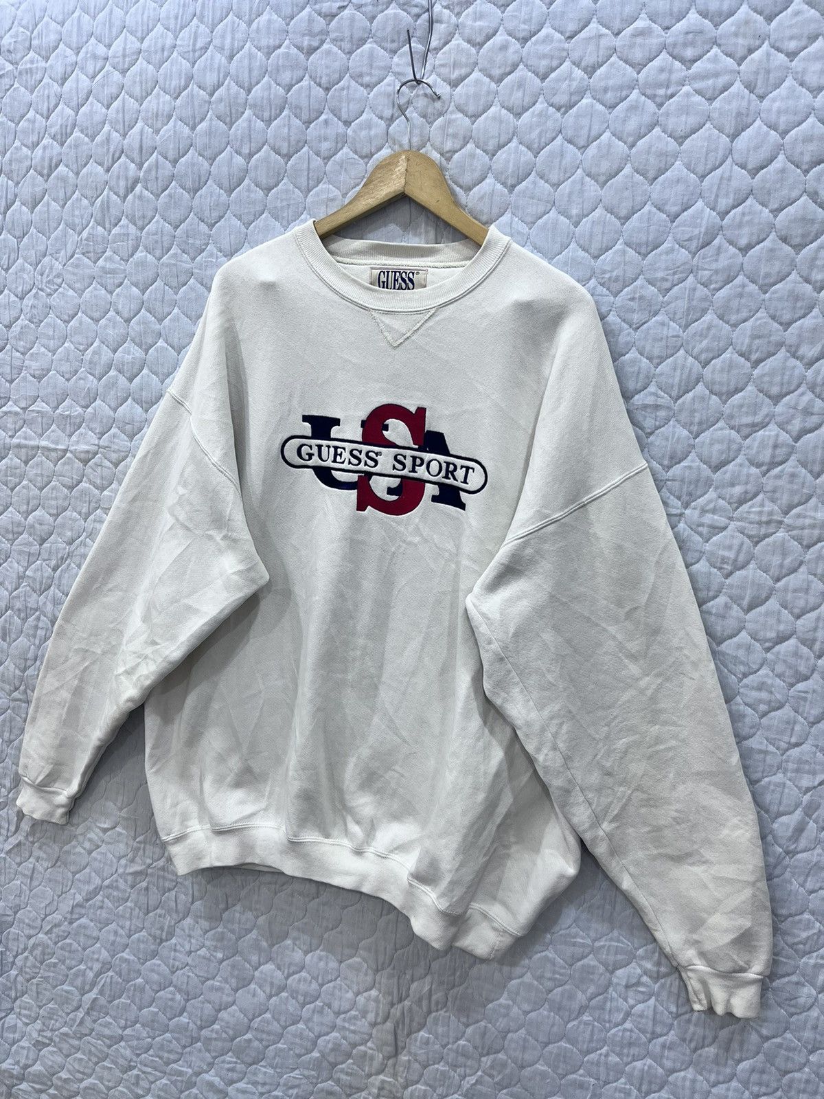 Guess K. VINTAGE GUESS SWEATSHIRT MADE IN USA Size US XL / EU 56 / 4 - 2 Thumbnail