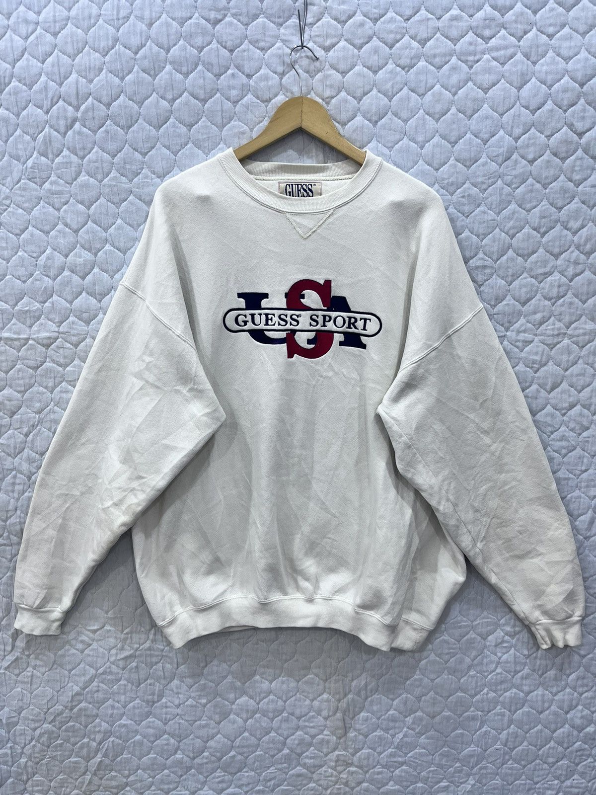 Guess K. VINTAGE GUESS SWEATSHIRT MADE IN USA Size US XL / EU 56 / 4 - 1 Thumbnail