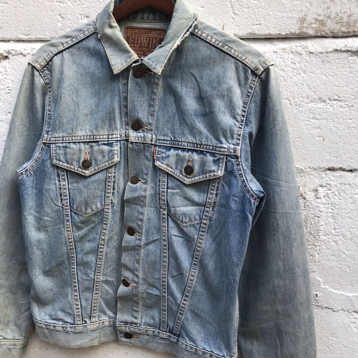Edwin Vintage Edwin Denim Jacket Size US L / EU 52-54 / 3 - 3 Thumbnail