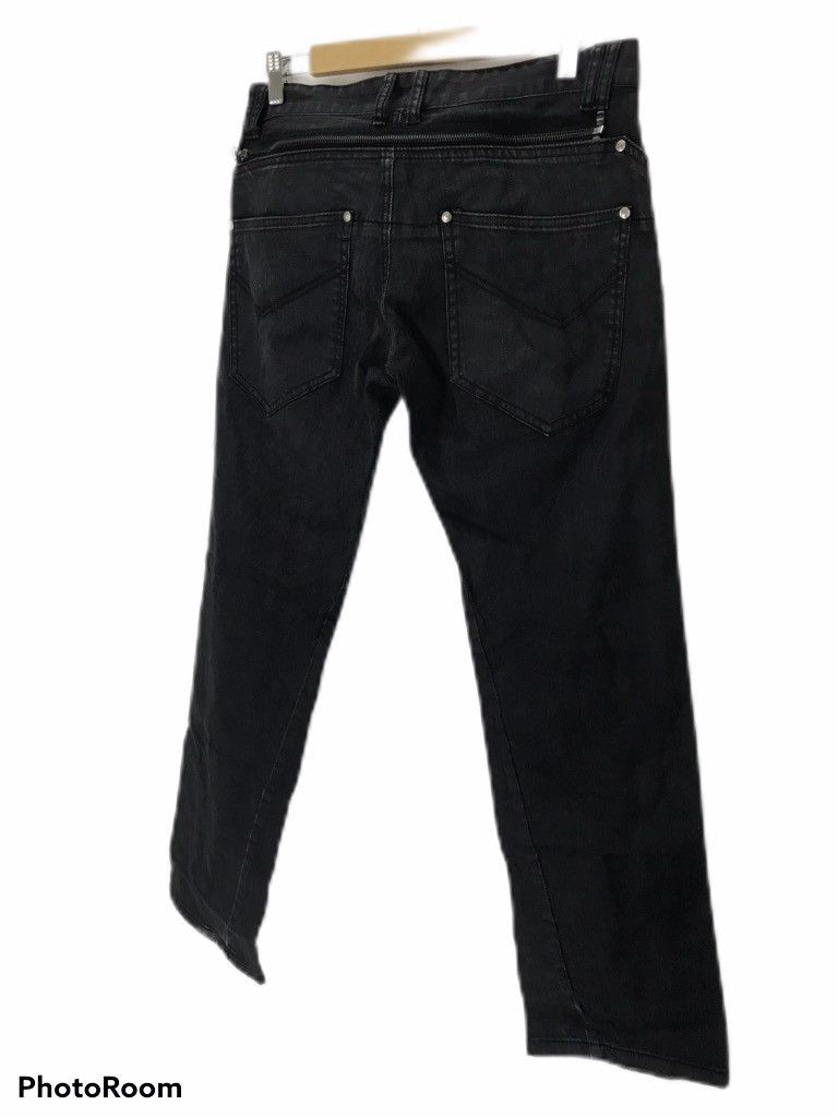 Designer × Seditionaries Coated painter biker denim pants punk style Size US 32 / EU 48 - 3 Thumbnail