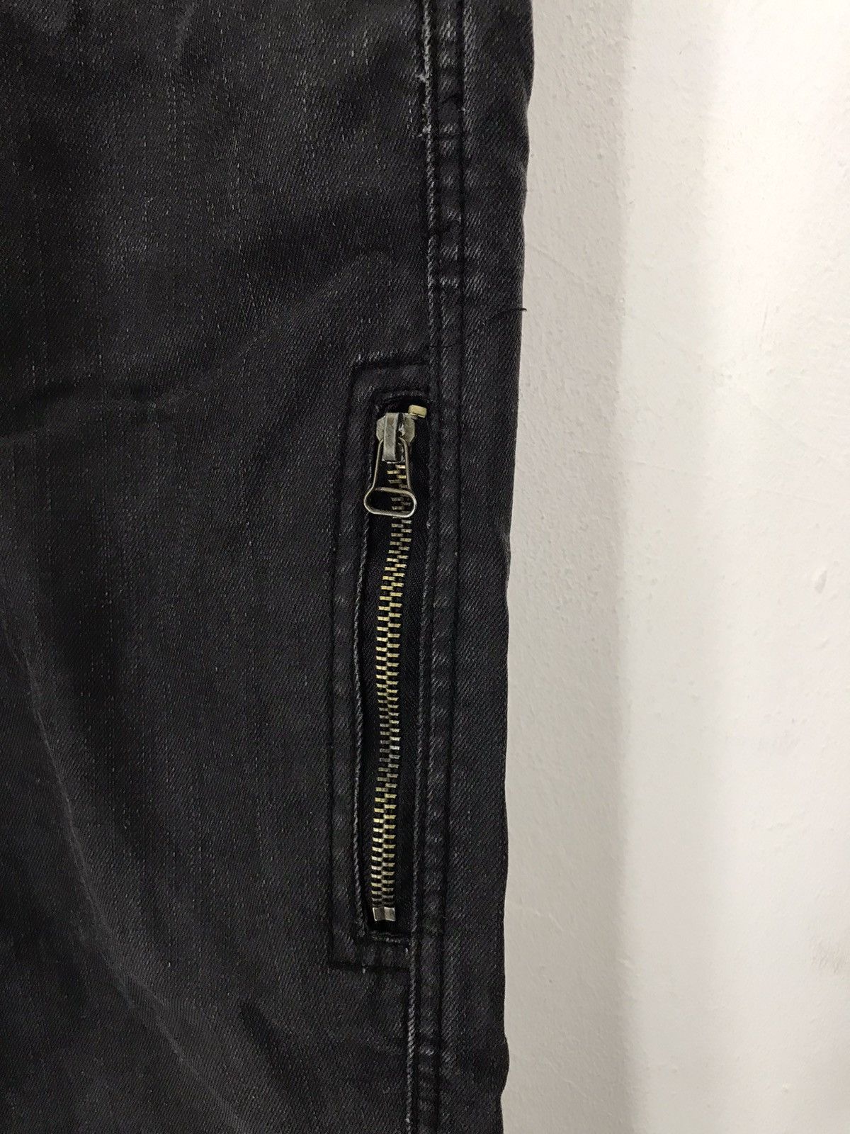 Designer × Seditionaries Coated painter biker denim pants punk style Size US 32 / EU 48 - 5 Thumbnail