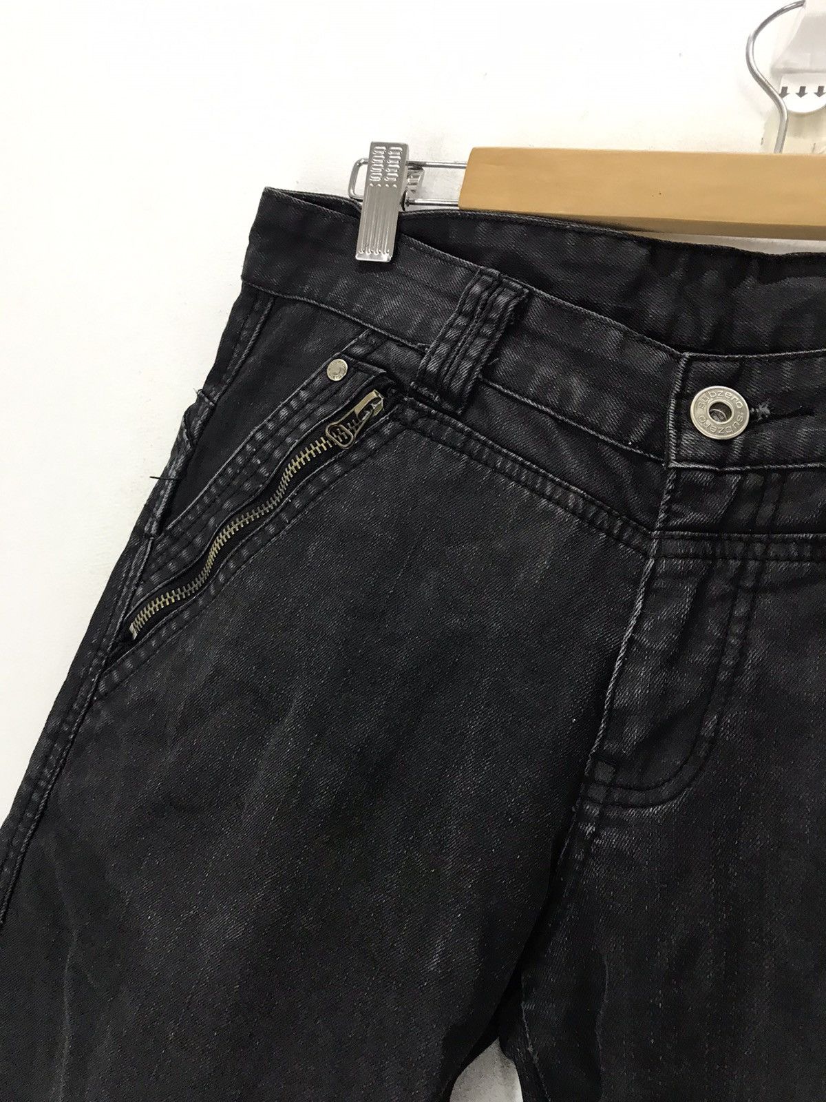 Designer × Seditionaries Coated painter biker denim pants punk style Size US 32 / EU 48 - 7 Thumbnail