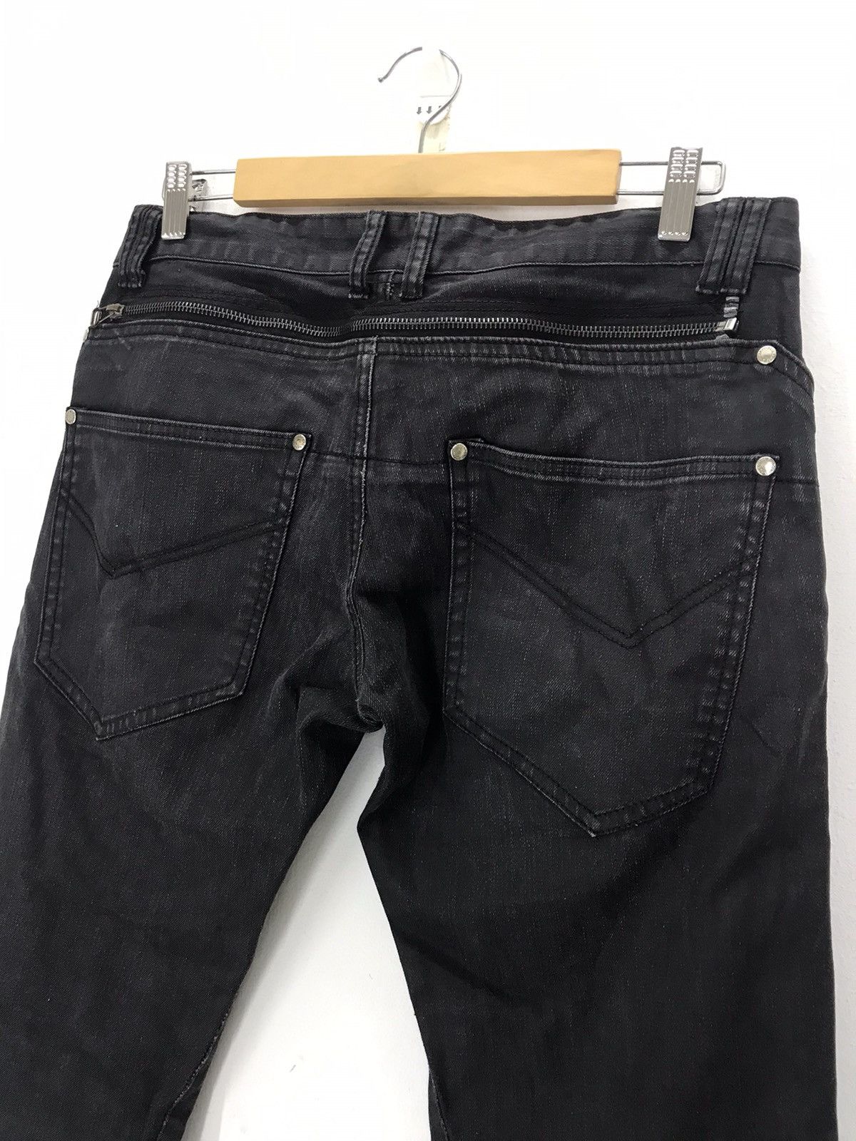 Designer × Seditionaries Coated painter biker denim pants punk style Size US 32 / EU 48 - 8 Thumbnail