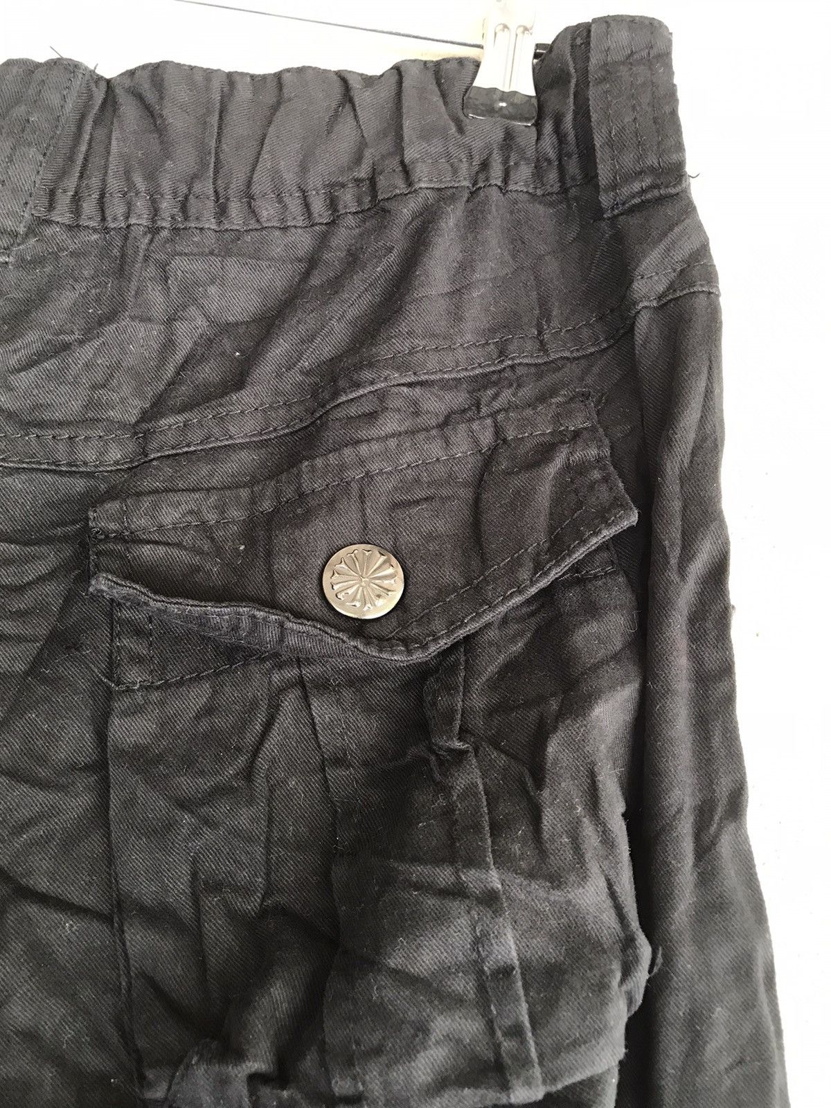 Designer × Japanese Brand × Seditionaries Japanese cargo drawstring punk pant button like chrome heart Size US 34 / EU 50 - 6 Thumbnail