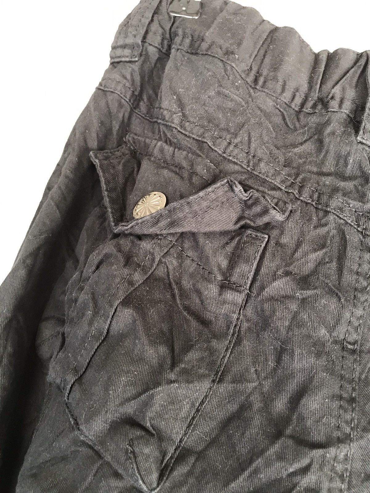 Designer × Japanese Brand × Seditionaries Japanese cargo drawstring punk pant button like chrome heart Size US 34 / EU 50 - 7 Thumbnail