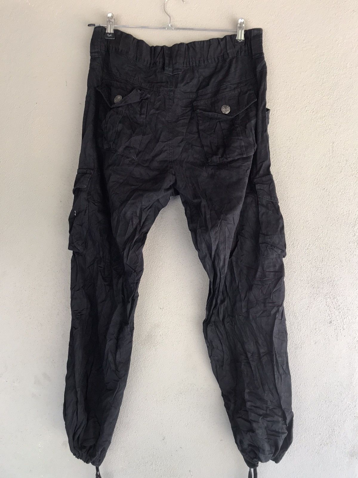 Designer × Japanese Brand × Seditionaries Japanese cargo drawstring punk pant button like chrome heart Size US 34 / EU 50 - 8 Thumbnail