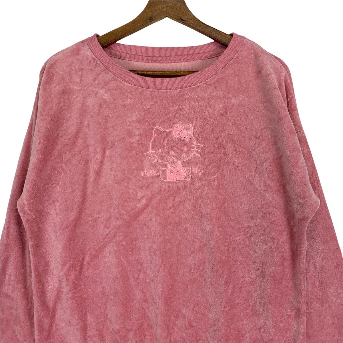 Cartoon Network Hello Kitty Fleece Embroidery Crewneck Sweatshirt Size US M / EU 48-50 / 2 - 2 Thumbnail