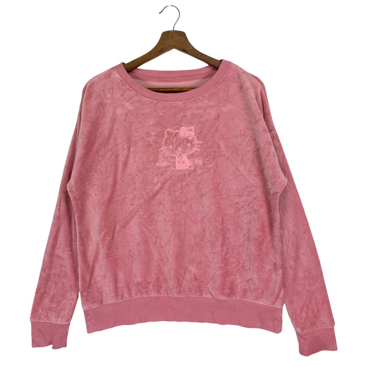 Cartoon Network Hello Kitty Fleece Embroidery Crewneck Sweatshirt Size US M / EU 48-50 / 2 - 1 Thumbnail