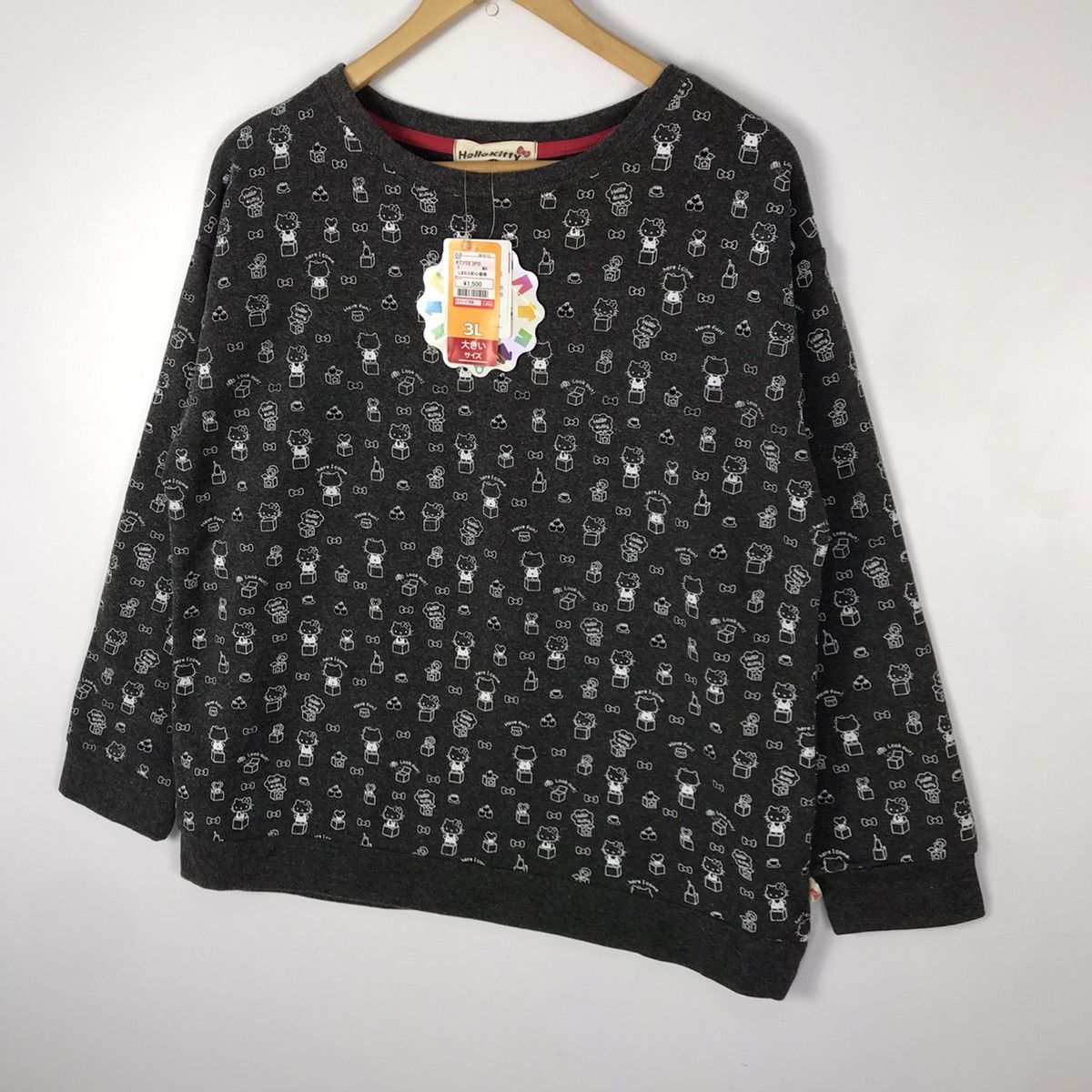 Japanese Brand Hello Kitty All Over Print Crewneck Size US L / EU 52-54 / 3 - 2 Thumbnail