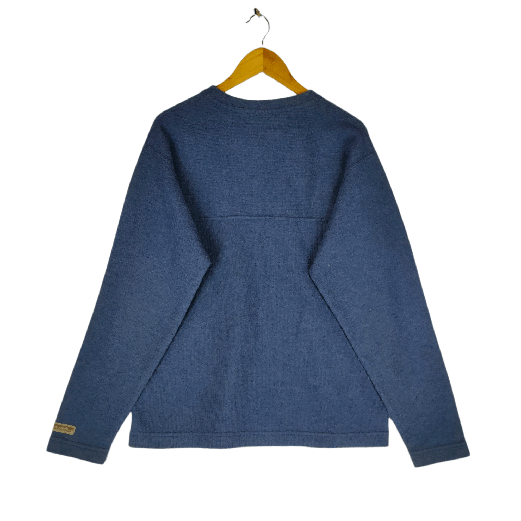 Patagonia Vintage PATAGONIA Plain Soft Fleece VNeck Sweatshirt Size US M / EU 48-50 / 2 - 2 Thumbnail