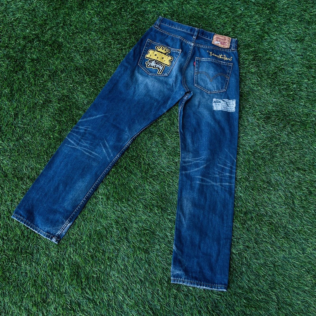 Levi's × Stussy Stussy x Levis Stone Washed Denim Size US 30 / EU 46 - 8 Thumbnail