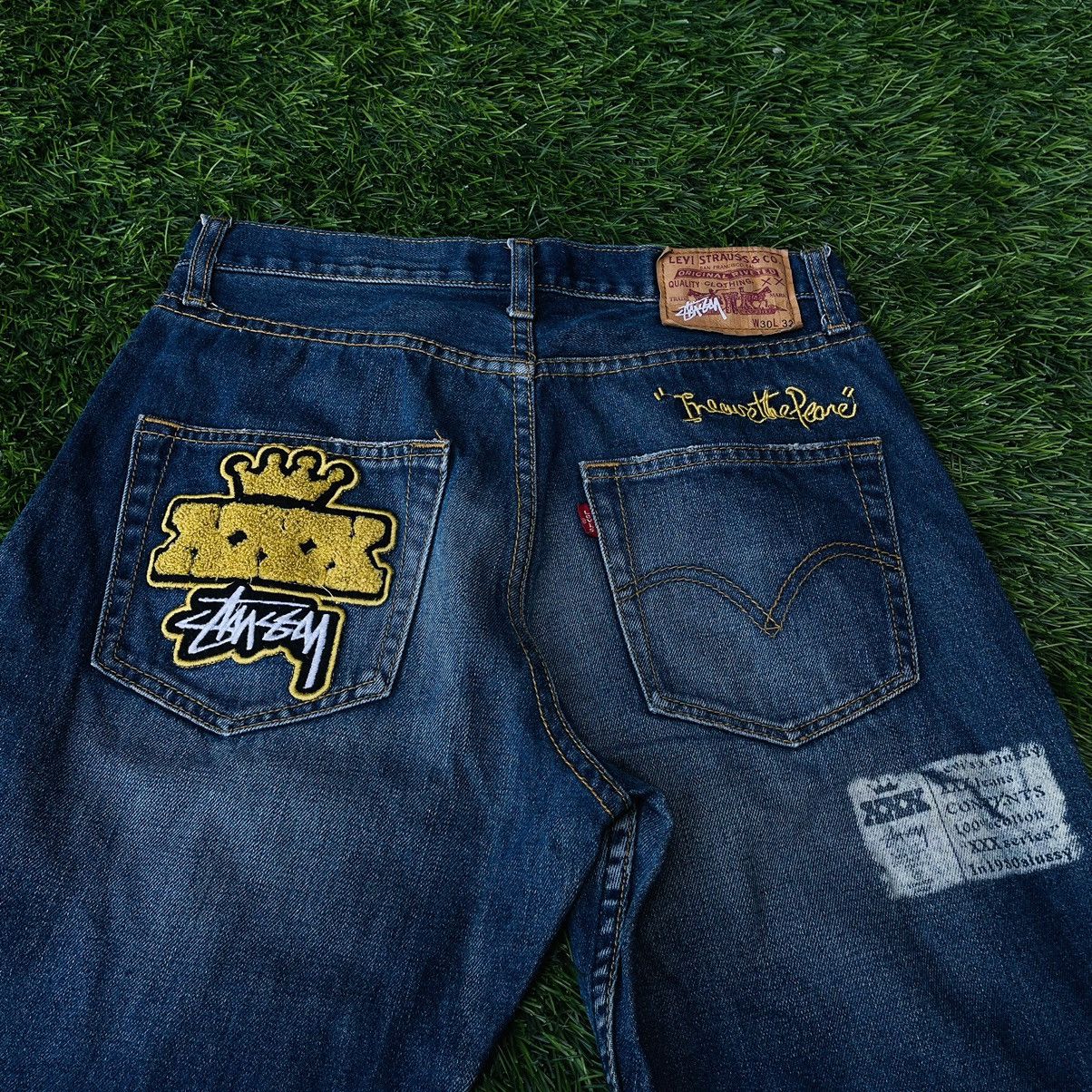 Levi's × Stussy Stussy x Levis Stone Washed Denim Size US 30 / EU 46 - 1 Thumbnail