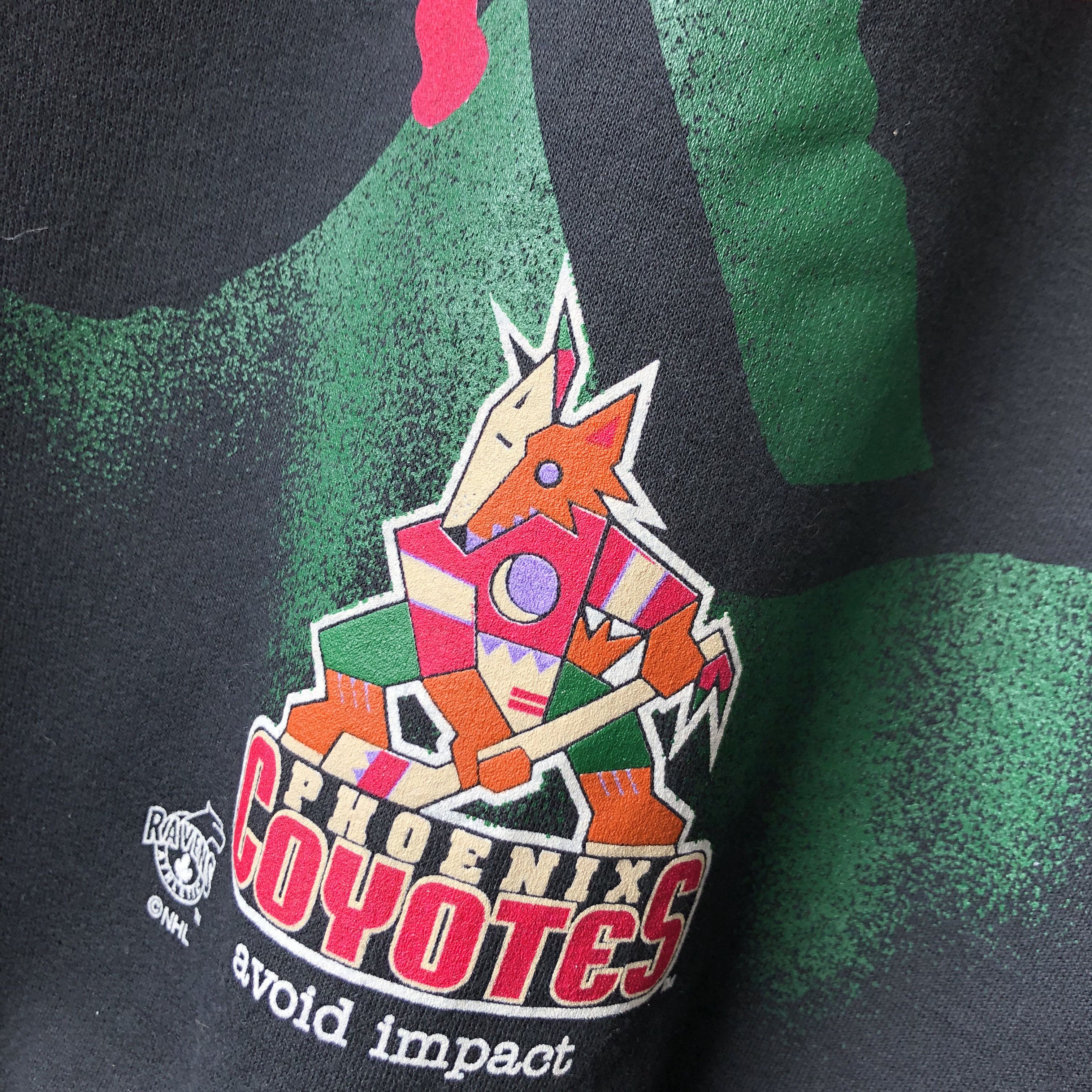 NHL × Vintage Vintage Phoenix Coyotes NHL Impact Crewneck Size US M / EU 48-50 / 2 - 4 Thumbnail