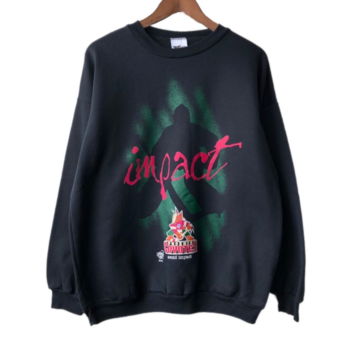 NHL × Vintage Vintage Phoenix Coyotes NHL Impact Crewneck Size US M / EU 48-50 / 2 - 1 Thumbnail