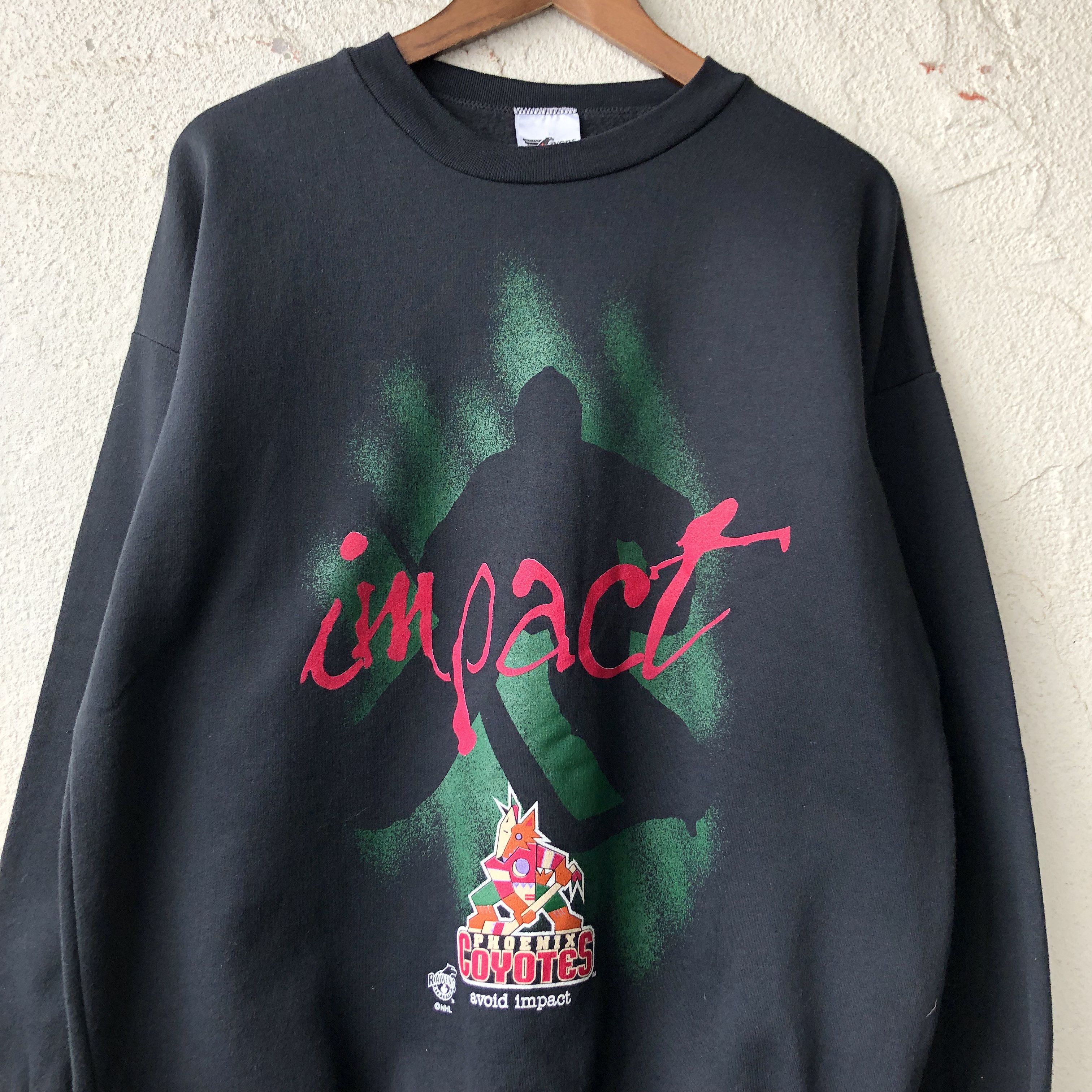 NHL × Vintage Vintage Phoenix Coyotes NHL Impact Crewneck Size US M / EU 48-50 / 2 - 3 Thumbnail