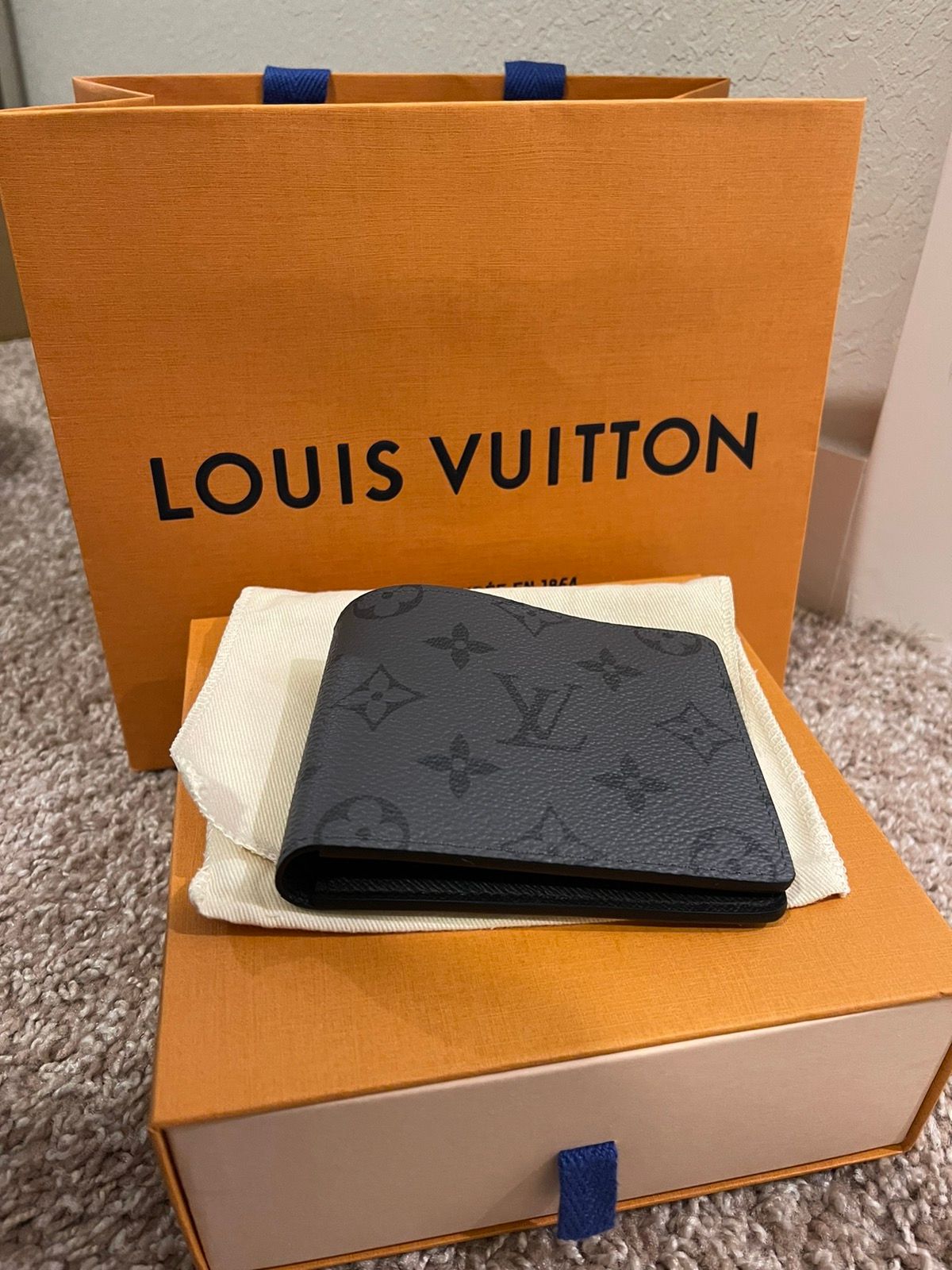 Wallets Small Accessories Louis Vuitton LV Slender Wallet Eclipse Reverse