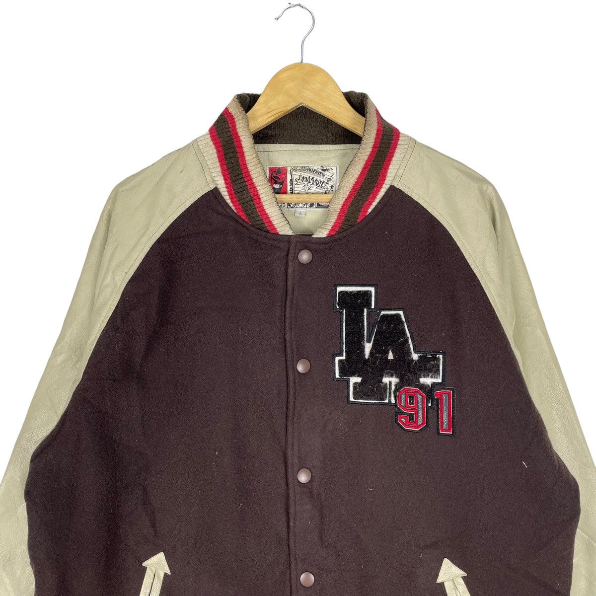 🌟VTG CONART LA GRAFFITI VARSITY JACKET