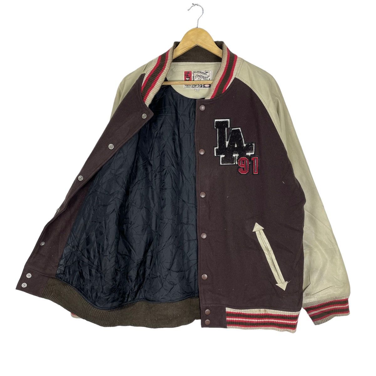 🌟VTG CONART LA GRAFFITI VARSITY JACKET