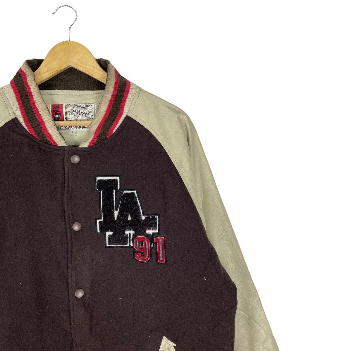 🌟VTG CONART LA GRAFFITI VARSITY JACKET