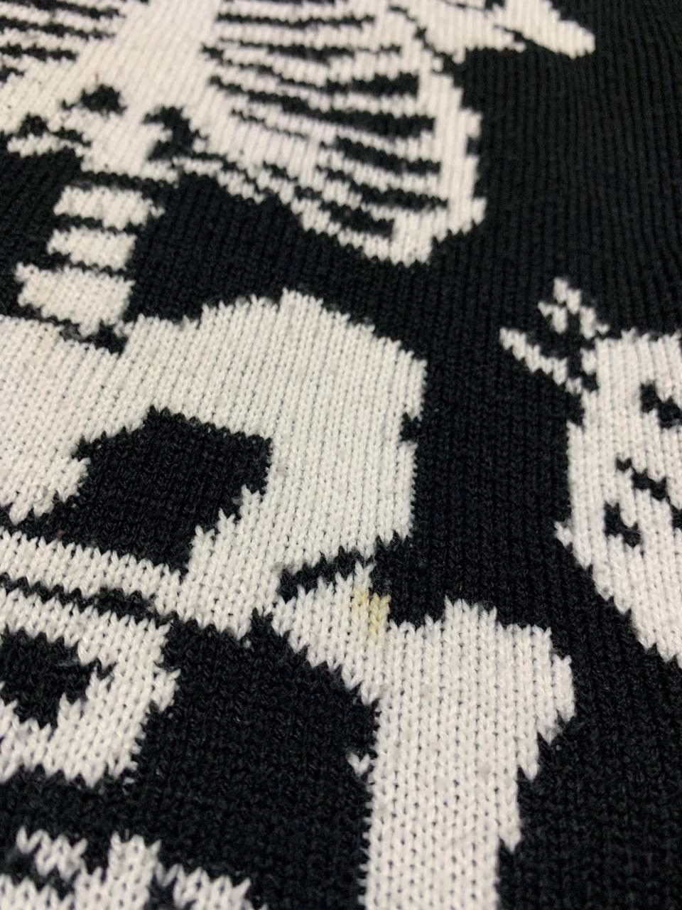 Vintage Kildfol Skeleton Black Knitwear Sweater Size US S / EU 44-46 / 1 - 3 Thumbnail
