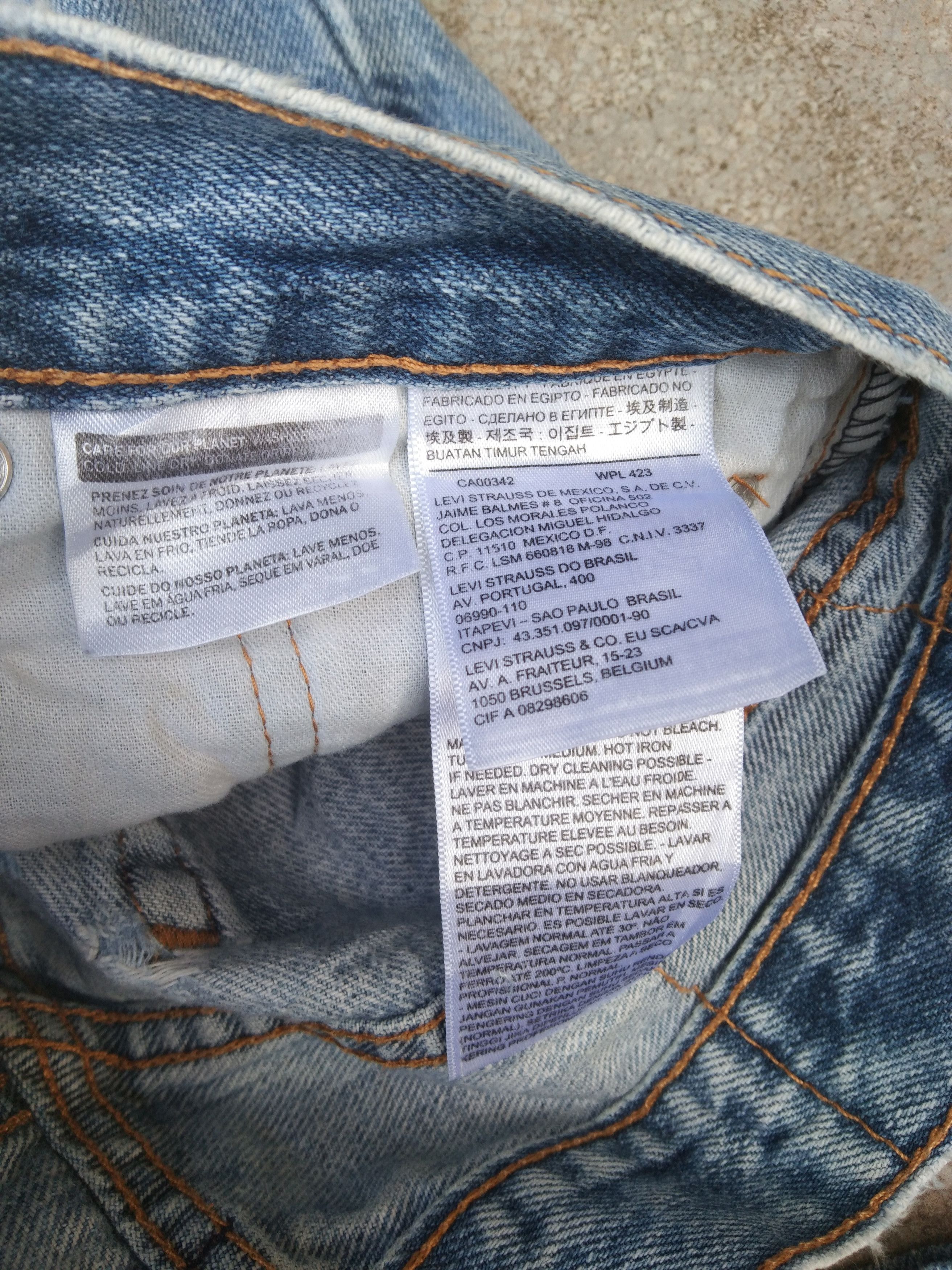 Jean × Levi's × Vintage Vintage Levis 505 Distressed Jeans 30x30 Size US 30 / EU 46 - 9 Thumbnail