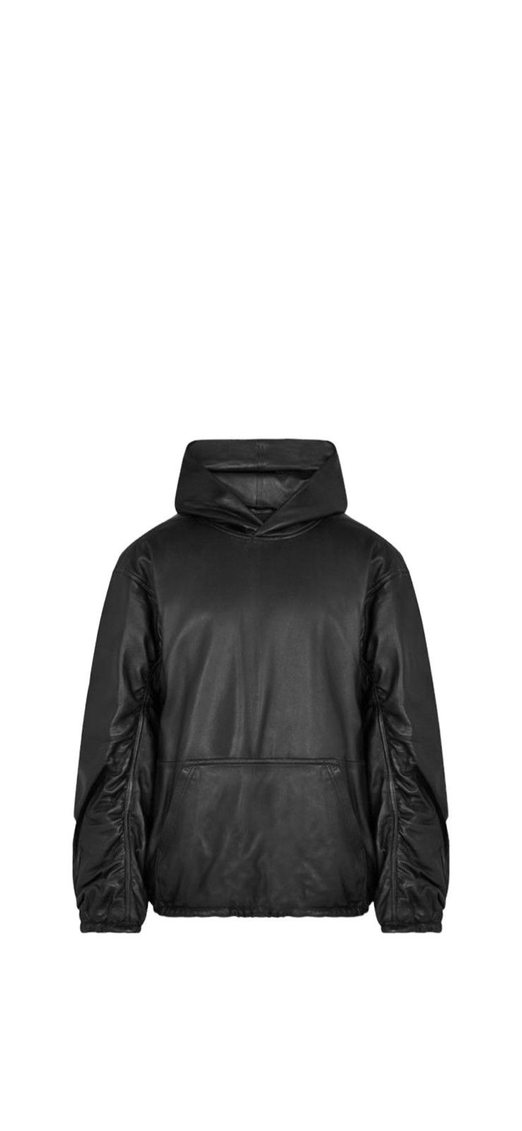 Balenciaga Balenciaga Oversized Leather Oth Hoodie | Grailed