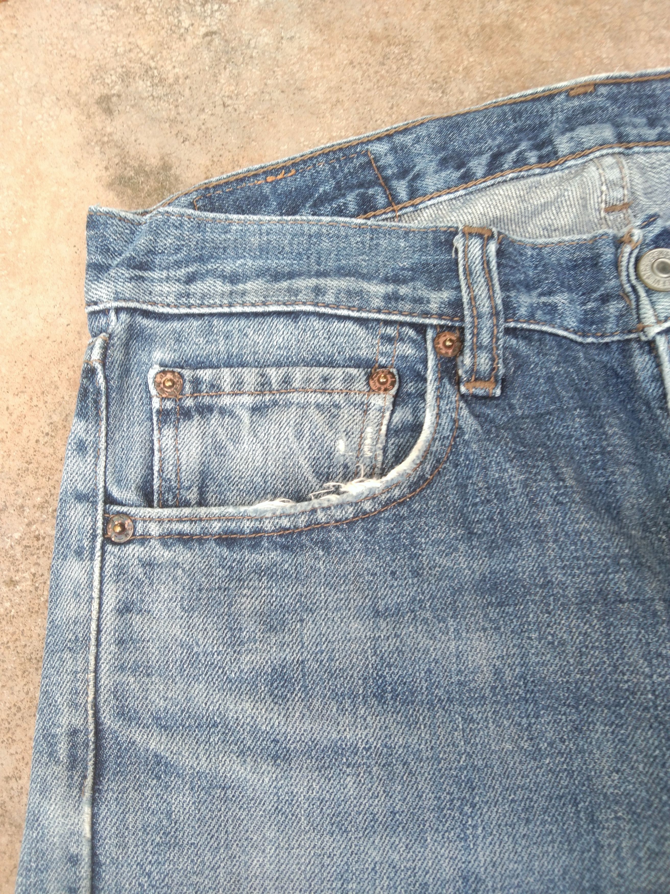 Levi's Vintage Levis Jeans 532 Distressed Denim 30x29 Size US 30 / EU 46 - 9 Thumbnail