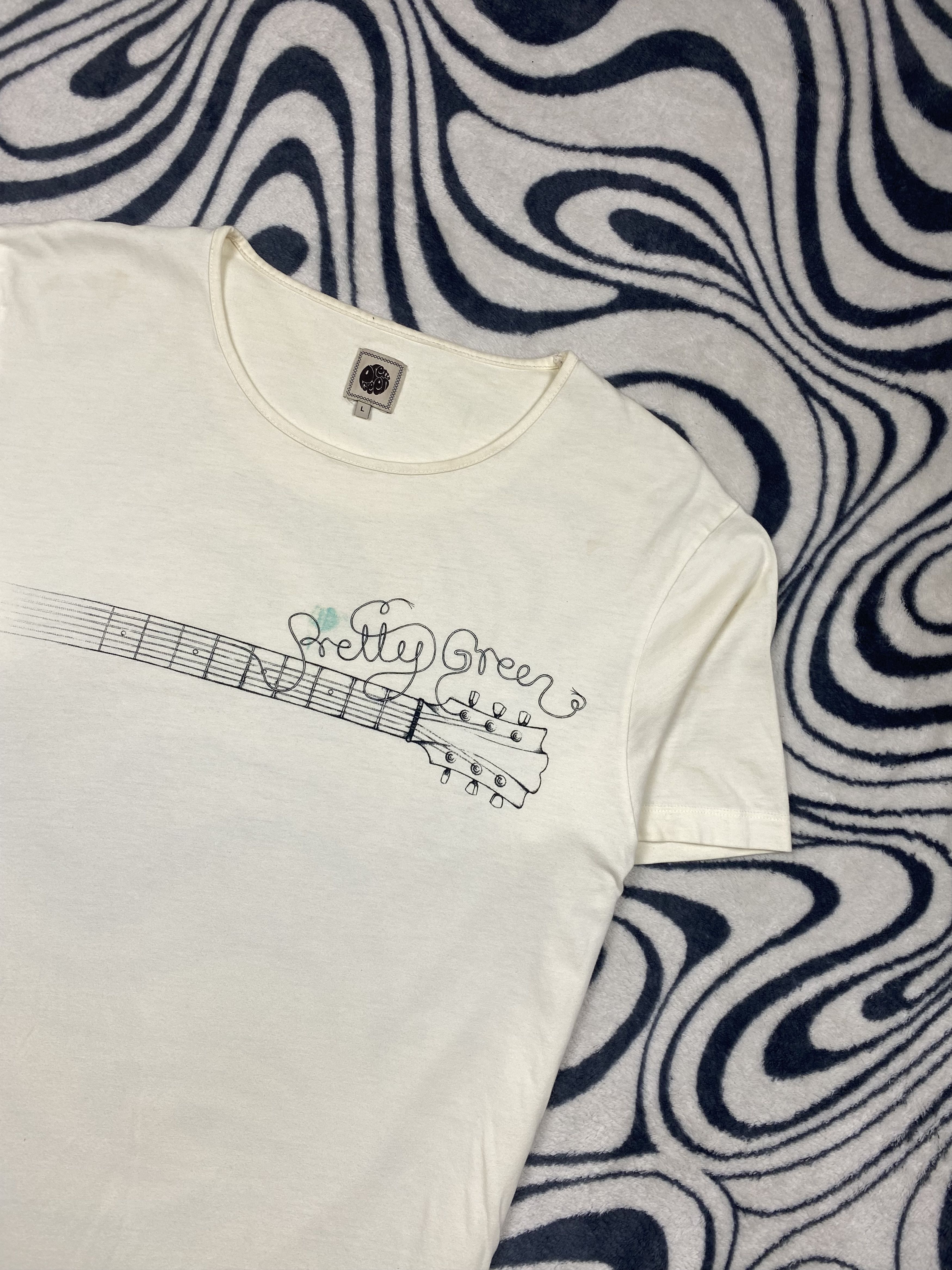 Pretty Green × Vintage Pretty Green Vintage Mens T-Shirt Tee Size US L / EU 52-54 / 3 - 2 Thumbnail
