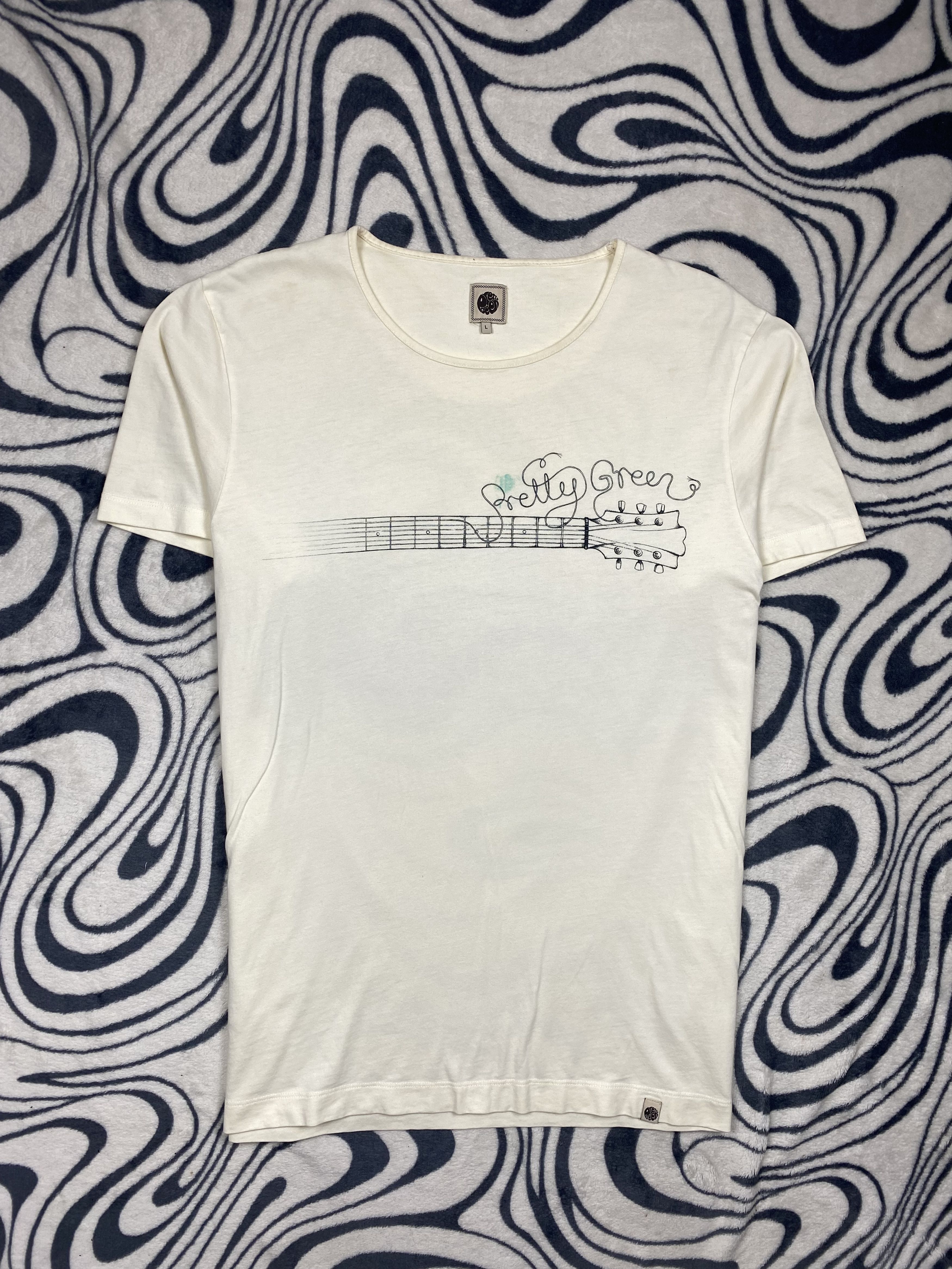 Pretty Green × Vintage Pretty Green Vintage Mens T-Shirt Tee Size US L / EU 52-54 / 3 - 1 Thumbnail