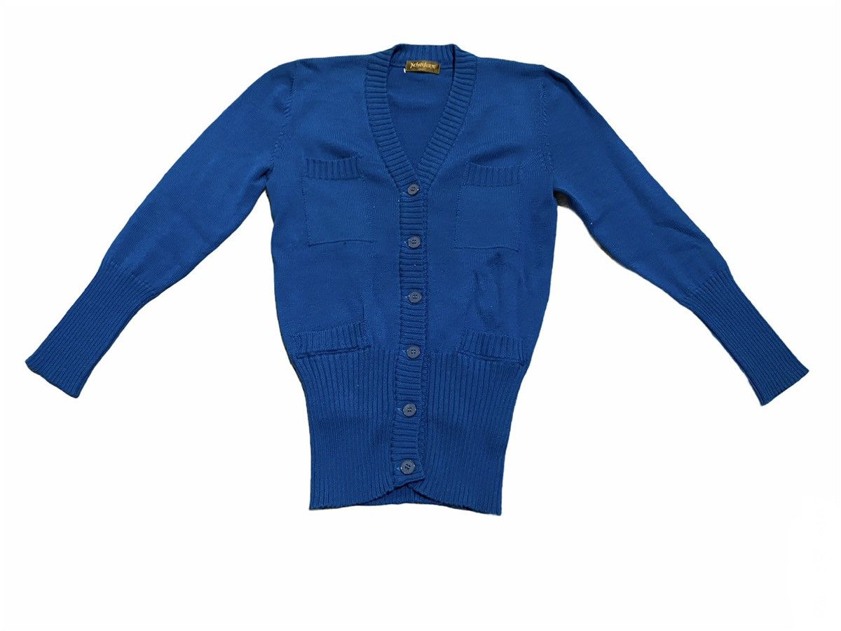 Yves Saint Laurent SAINT LAURENT PARIS CARDIGAN KNIT WEAR DESIGN Size US S / EU 44-46 / 1 - 1 Thumbnail