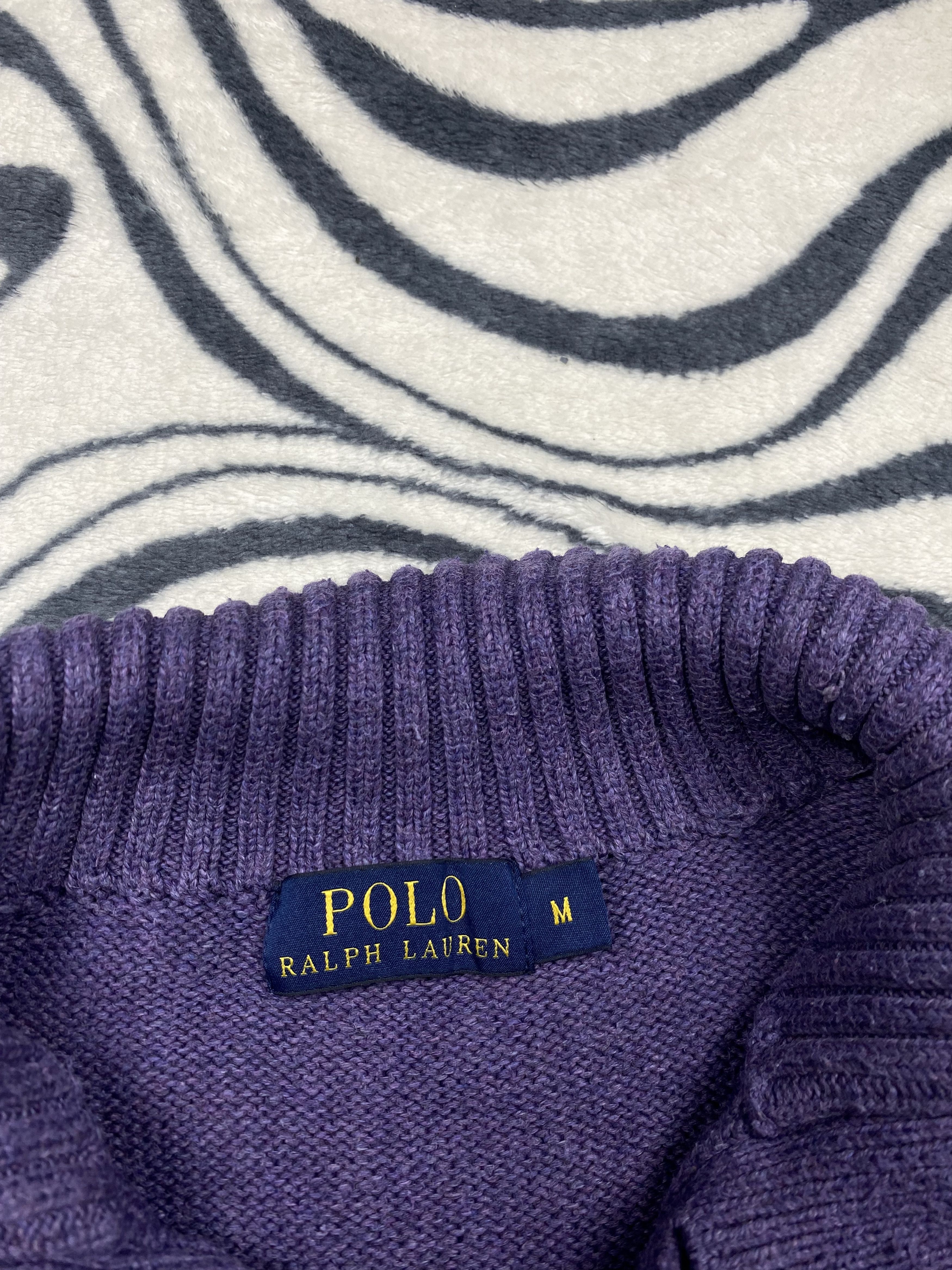 Polo Ralph Lauren × Ralph Lauren × Vintage Polo Ralph Lauren Mens Quarter Zip Sweater Size US M / EU 48-50 / 2 - 4 Thumbnail