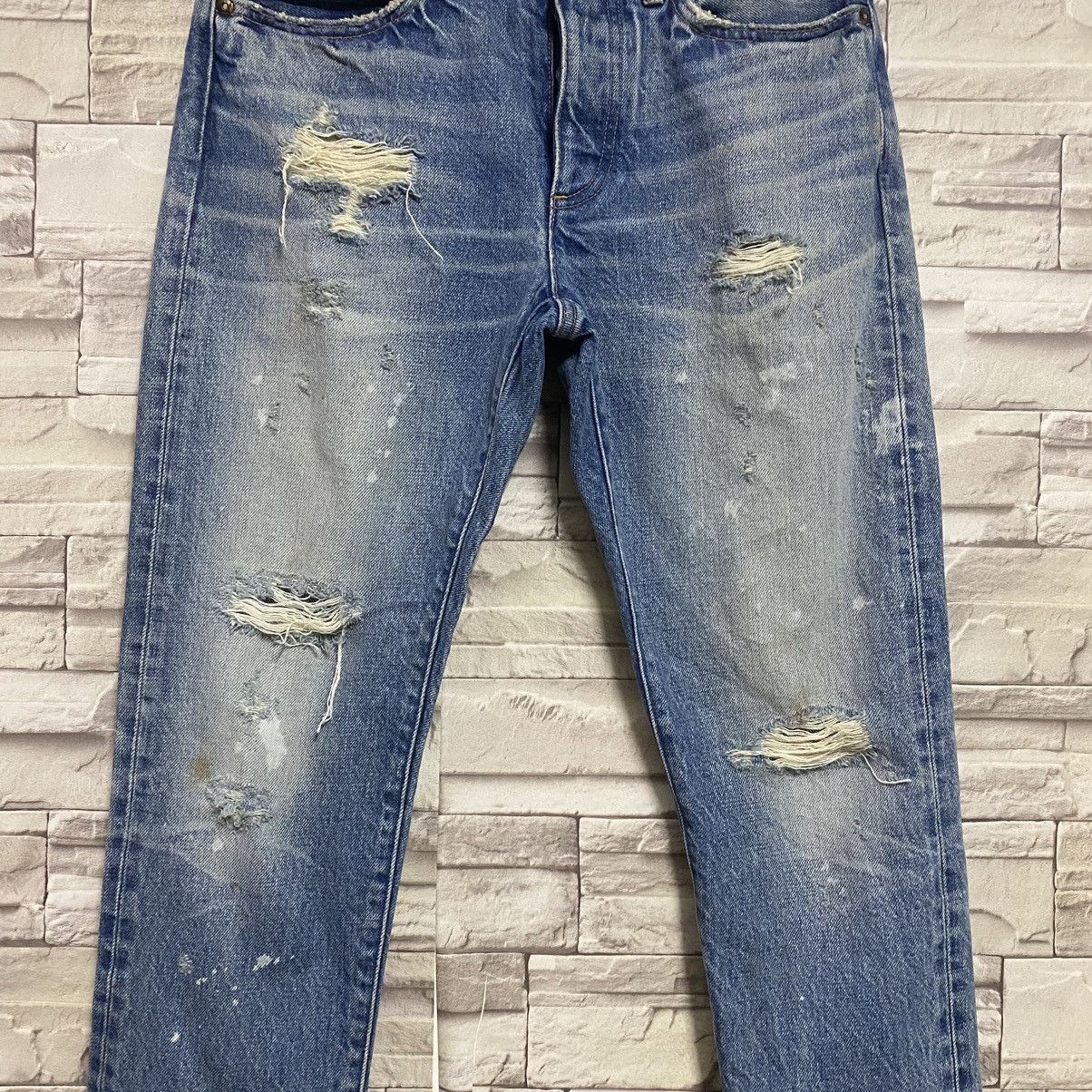 TANAKA TANAKA NY TYO Distressed 50 Years Jeans Size US 28 / EU 44 - 5 Thumbnail
