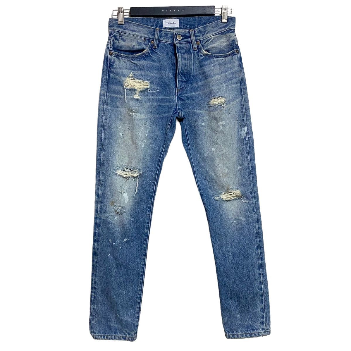TANAKA TANAKA NY TYO Distressed 50 Years Jeans Size US 28 / EU 44 - 1 Thumbnail